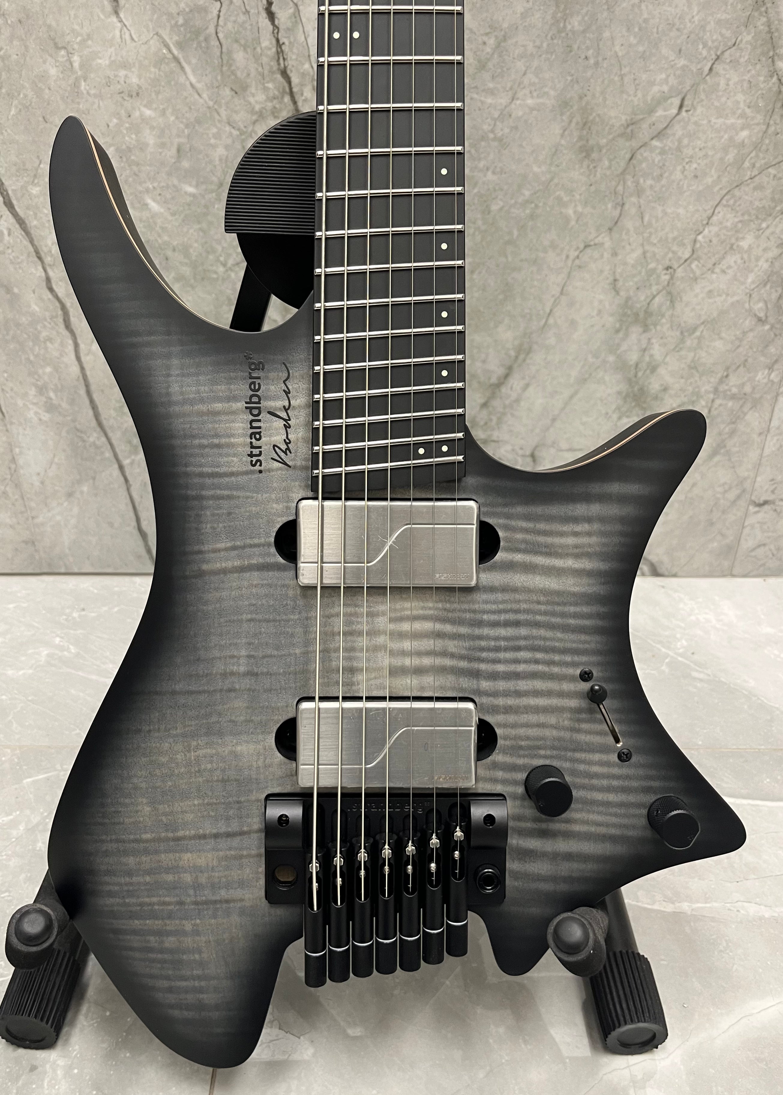 Strandberg Headless Boden Prog NX7 7 STRING Charcoal Black BD7TCT-21P-L-F-BK SERIAL NUMBER C2505198 - 5 LBS 6 OZ