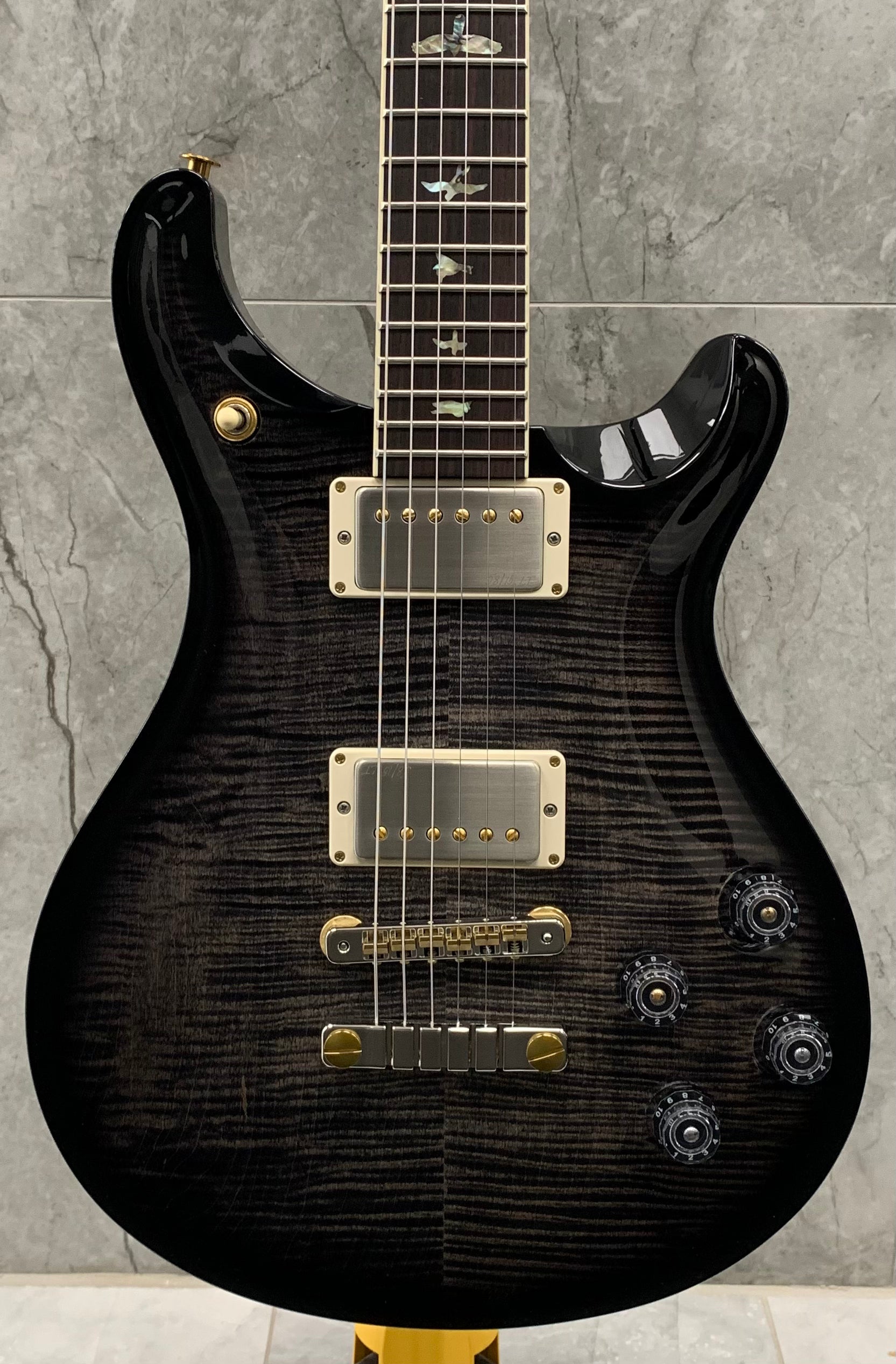 PRS USA Mc594 10 top – Custom Colour – Charcoal Smokewrap Burst 112804:CC SERIAL NUMBER 0379686 - 8.0 LBS