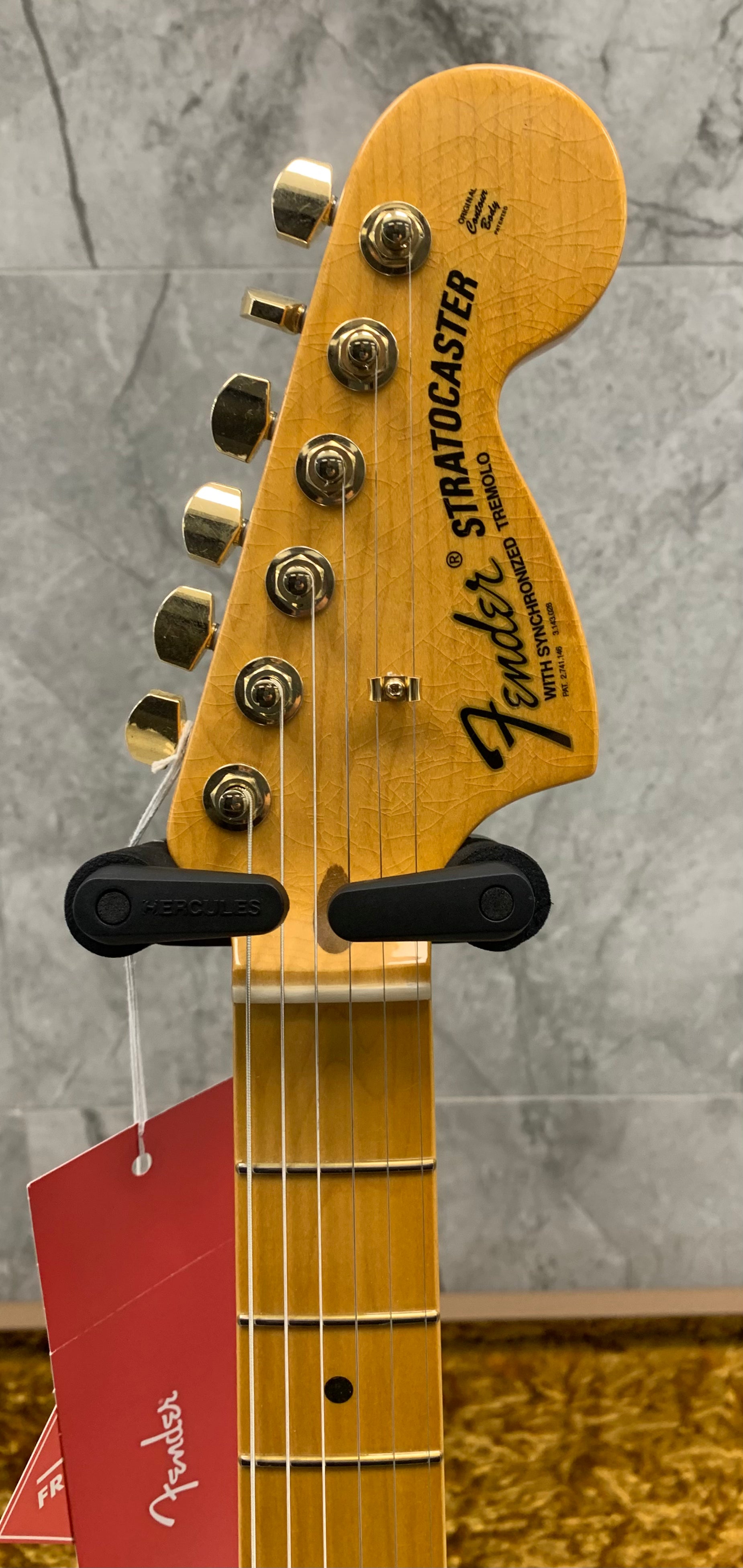 Fender USA Bruno Mars Stratocaster Maple Fingerboard, Mars Mocha 0116862877 SERIAL NUMBER US23063095 - 7.2 LBS