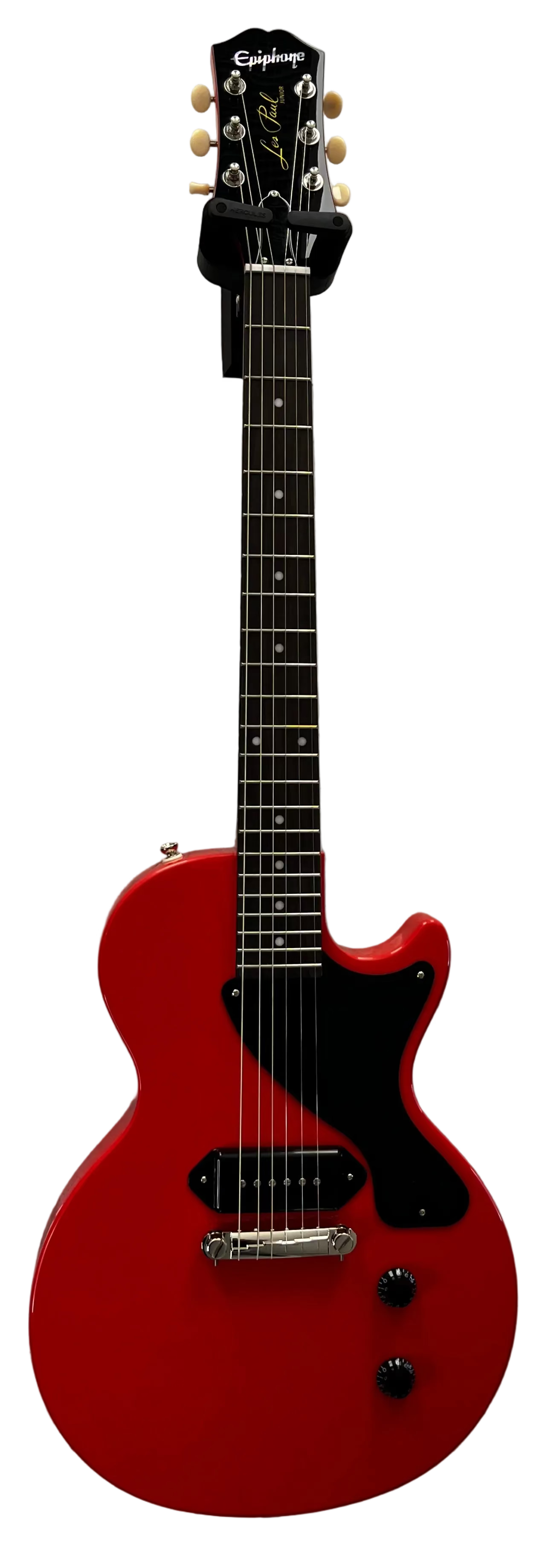 Epiphone Billie Joe Armstrong Les Paul Junior Electric Guitar with Hardshell Case - Radiant Red EIGBJALPJRRNH SERIAL NUMBER 26011524613 - 7 LBS 5 OZ
