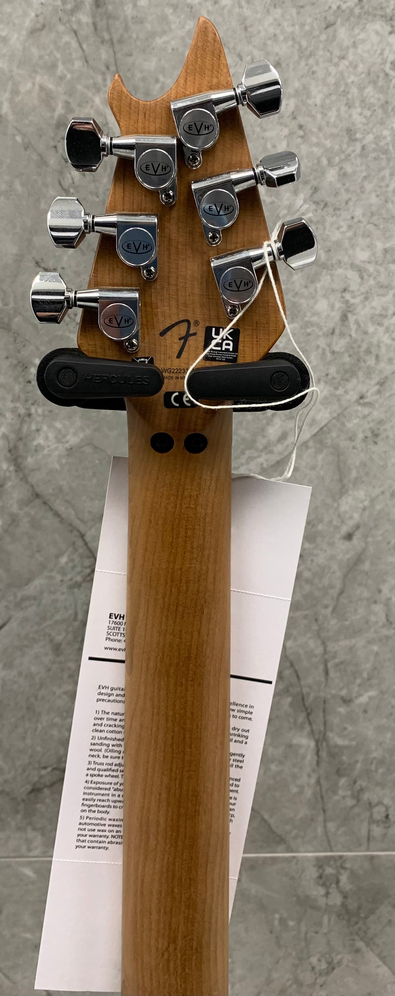 EVH Wolfgang Special QUILTED MAPLE - Baked Maple Fingerboard Solar