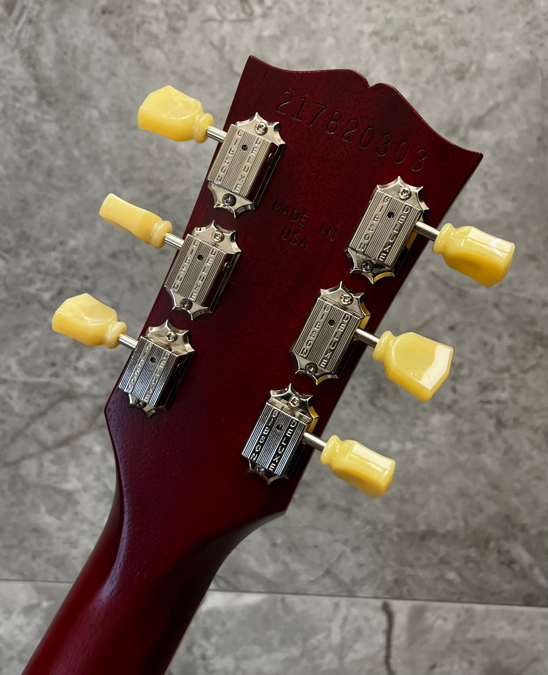 Gibson USA SG Standard Faded '61 w/Maestro - Vintage Cherry SG61F00VCNM SERIAL NUMBER 217820303 - 6 LBS 13 OZ
