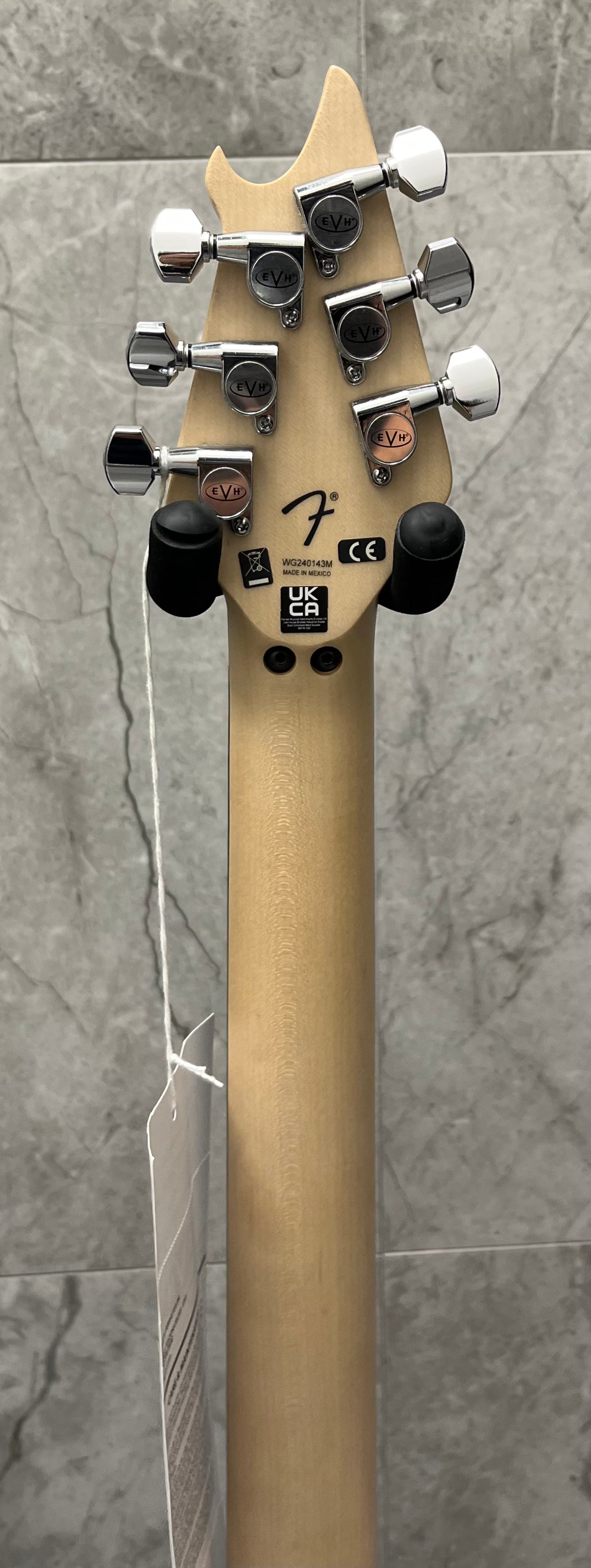 EVH Wolfgang Special Striped Series Ebony Fingerboard Satin Red, Black, and White 5107702315
