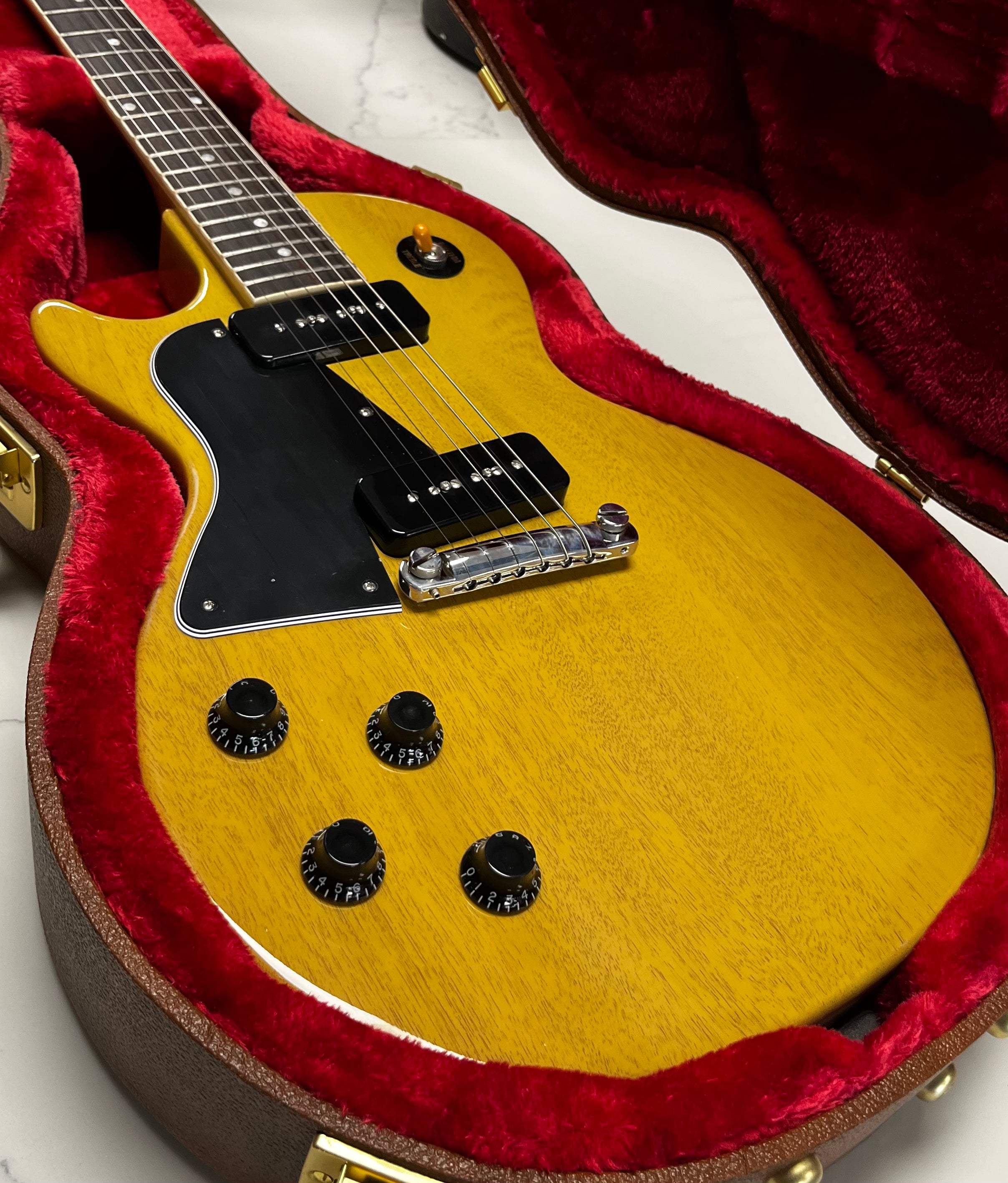 Gibson USA Les Paul Special Left Handed - TV Yellow LPSP00TVNHLH SERIAL NUMBER 208360047 - 8 LBS 10 OZ