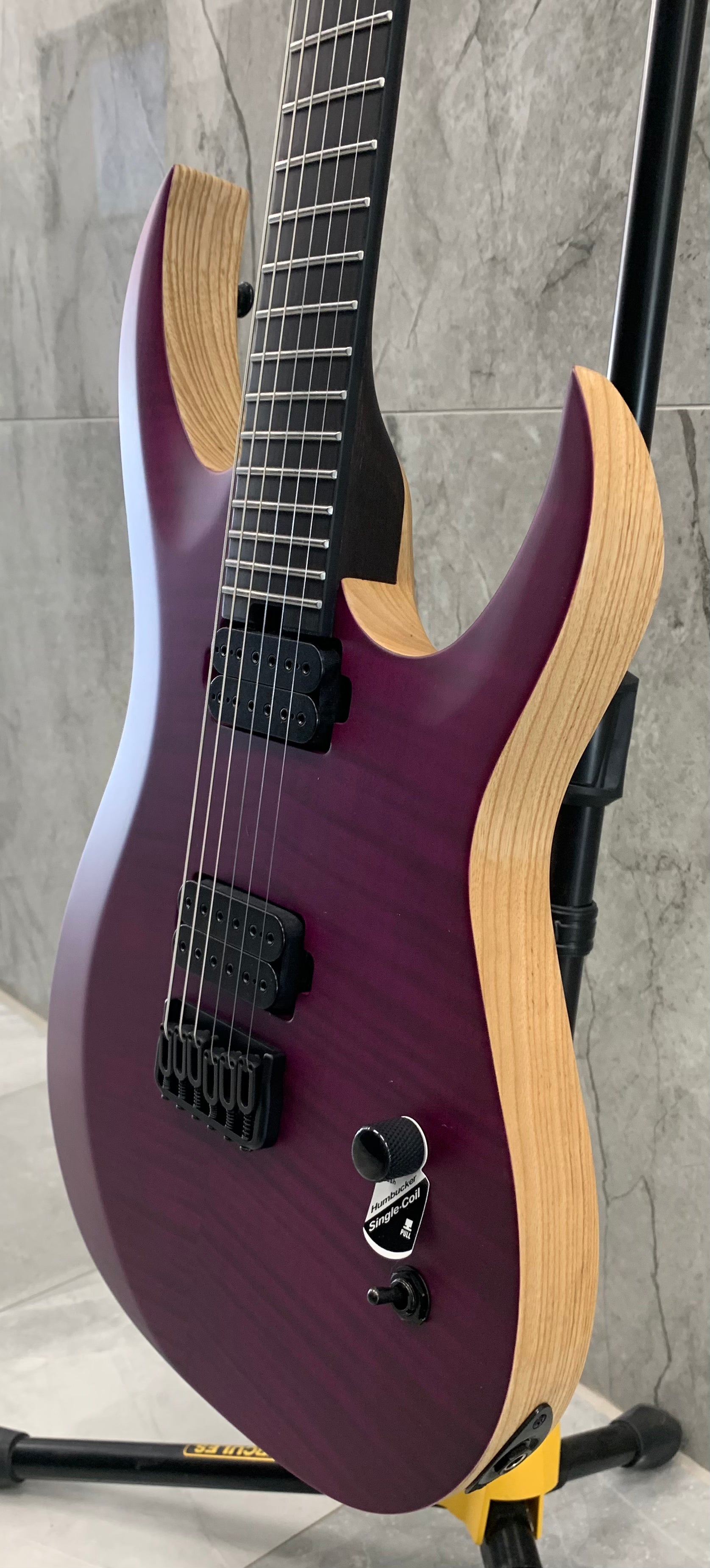 Schecter John Browne Tao-6 Electric Guitar, Satin Trans Purple 462-SHC
