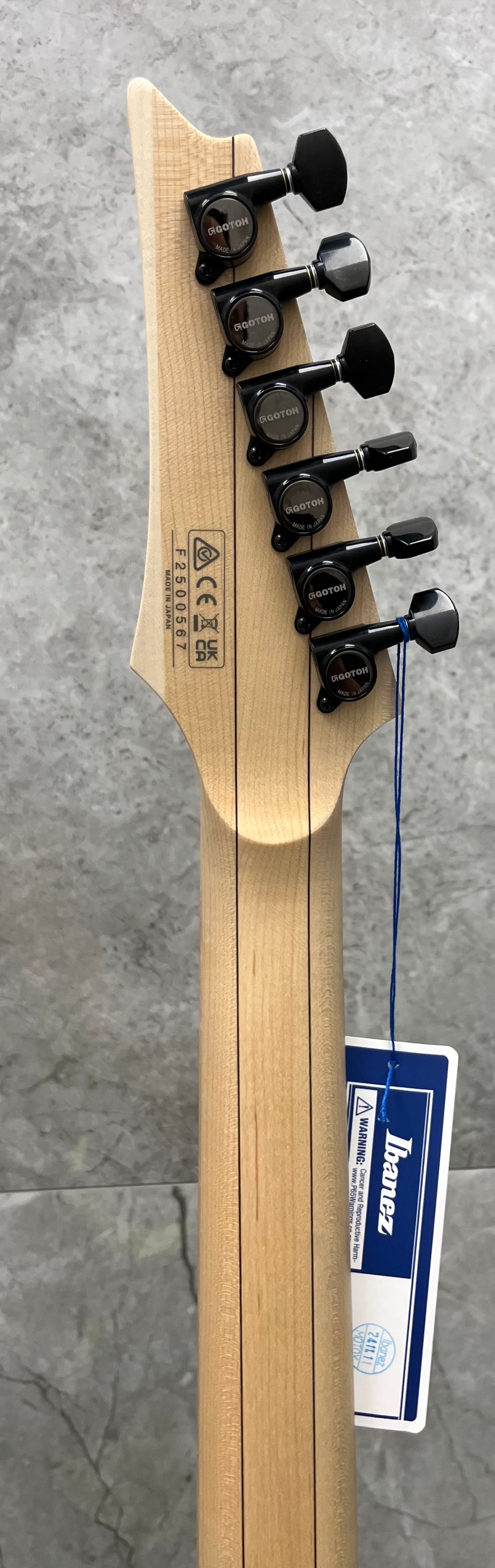 Ibanez RG550-DY Made in Japan Electric Guitar Desert Sun Yellow RG550DY SERIAL NUMBER F2500567 - 7.6 LBS