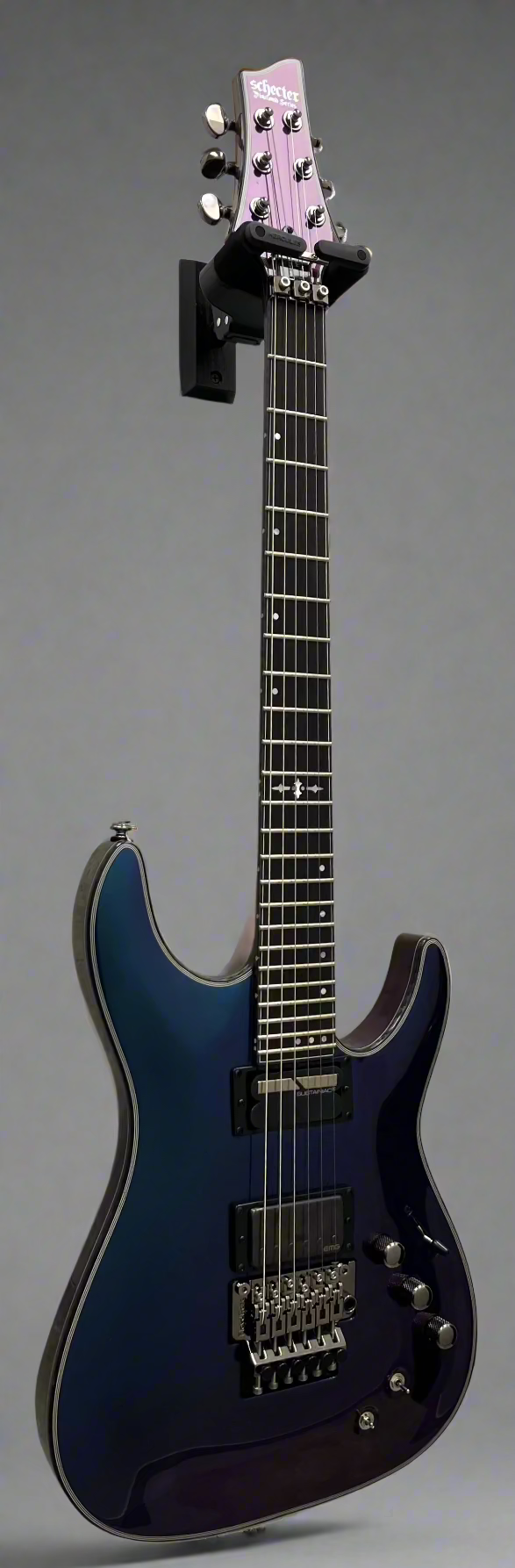 Schecter Hellraiser Hybrid C-1 FR S w/ sustainiac Ultra Violet 1955-SHC SERIAL NUMBER W24071661 - 8.0 LBS
