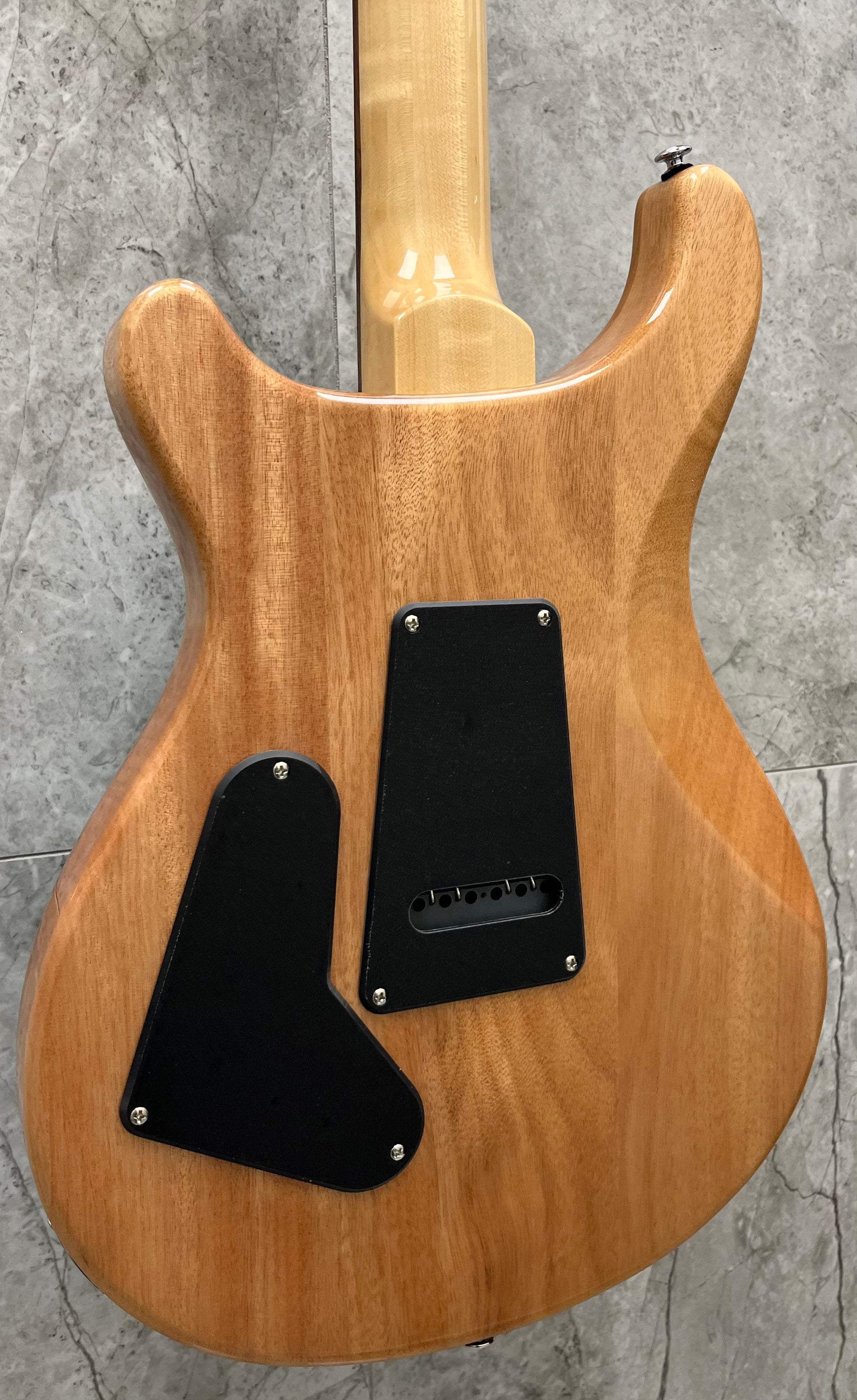 PRS GUITARS SE Custom 24 W/ GIG BAG Blue Matteo / Natural back 108193:BN SERIAL NUMBER CTIH002389 - 7 LBS 8 OZ