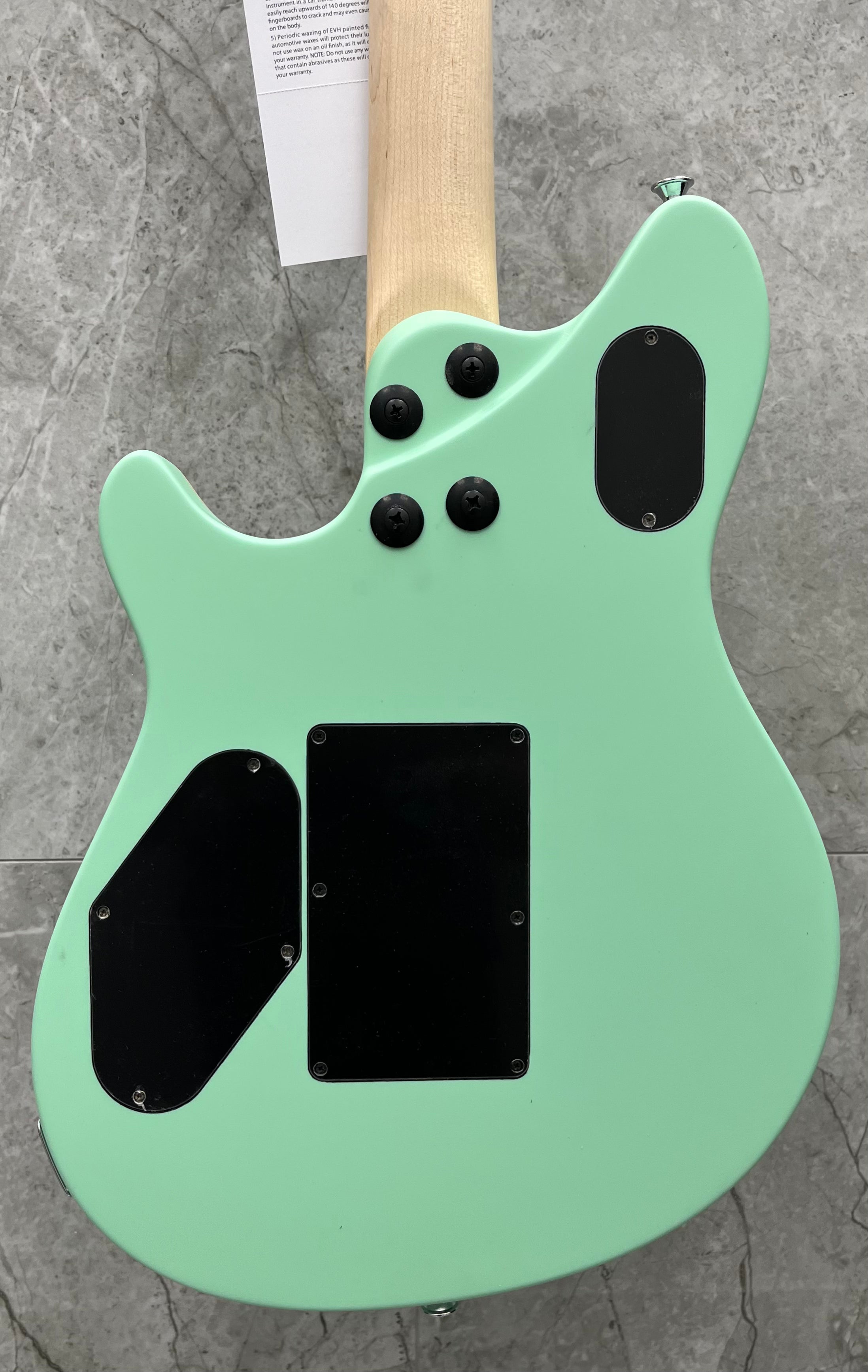 EVH Wolfgang Special Maple Fingerboard, Satin Surf Green 5107701557 SERIAL NUMBER WG220470M - 7.8 LBS