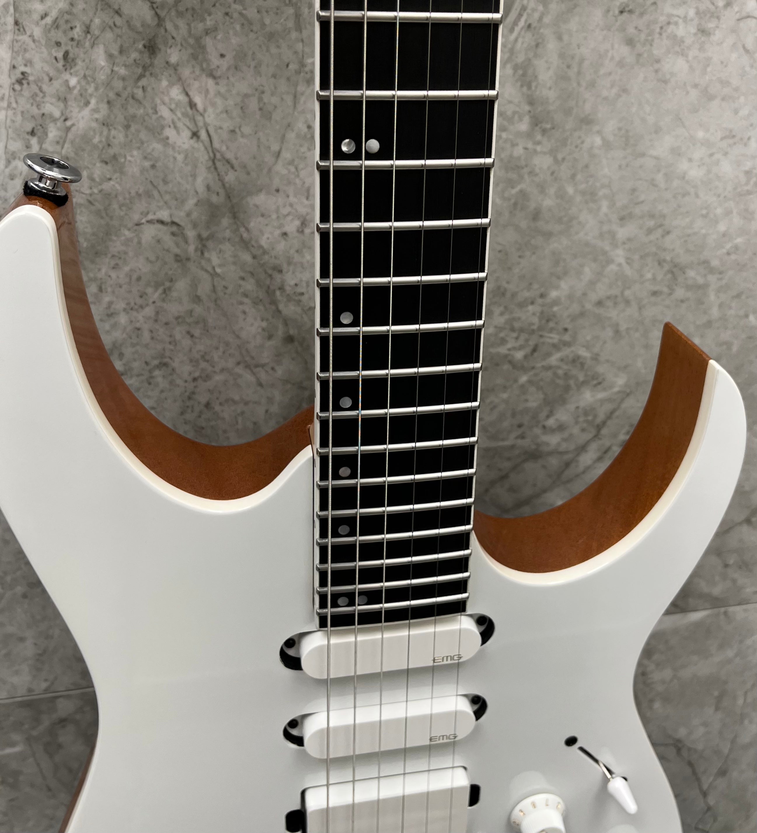 Ibanez MADE IN JAPAN RG5440C Prestige Electric Guitar - Pearl White RG5440CPW SERIAL NUMBER F2431825 - 7.6 LBS
