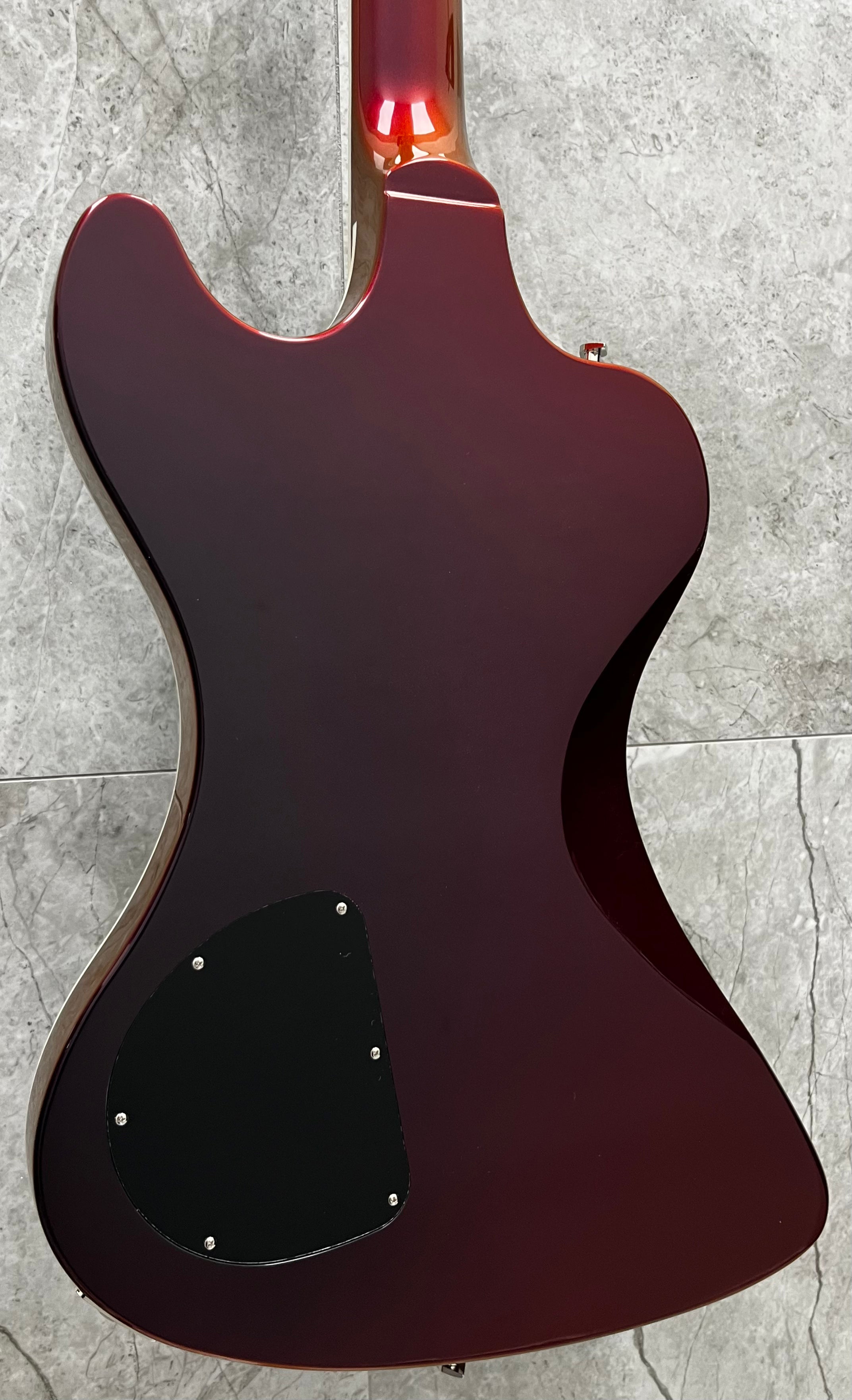 Epiphone Futura RD Custom W/ Stainless Steel Frets and Gig Bag Midnight Ember Shift EIFRDCMESNH SERIAL NUMBER 25121520367 - 8 LBS 12 OZ