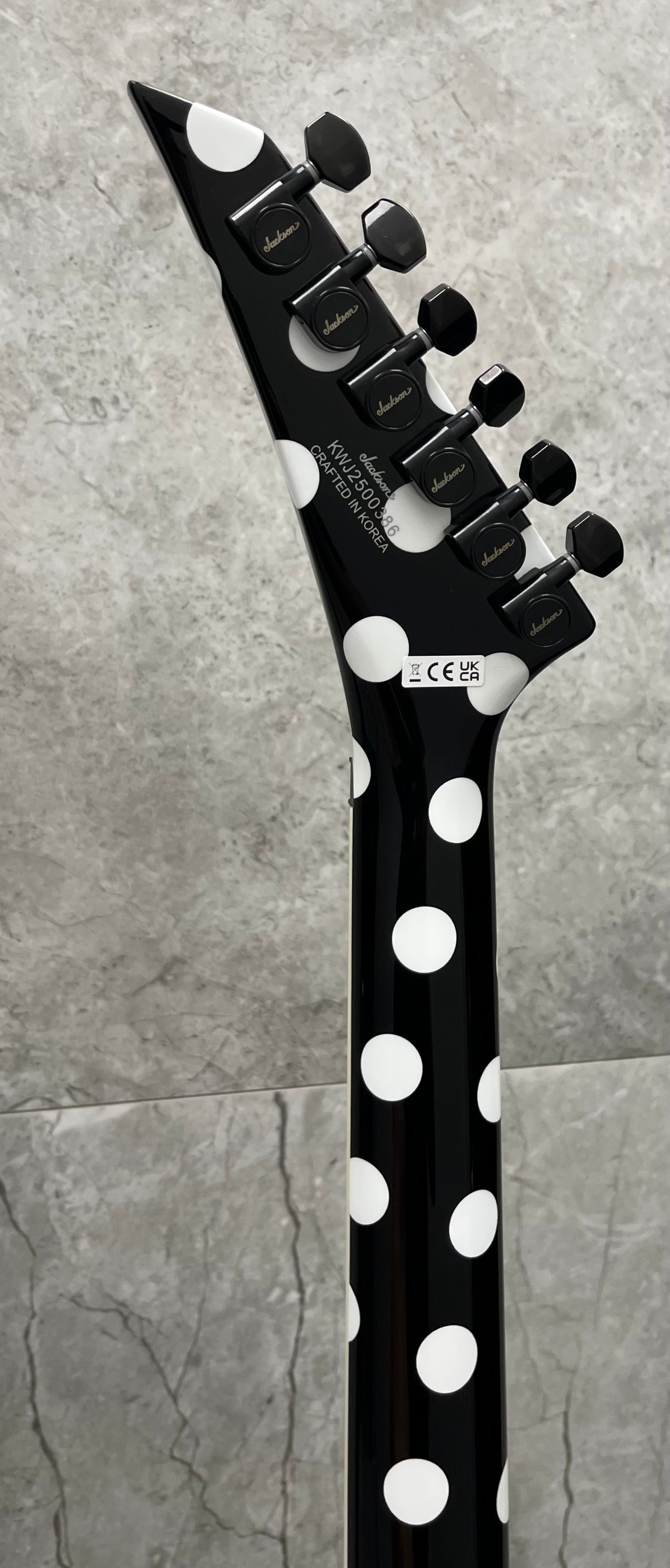 Jackson Pro Plus Signature Phil Demmel King V KV, Ebony Fingerboard, Polka Dot 2912949800 SERIAL NUMBER KWJ2500386 - 7 LBS 8 OZ