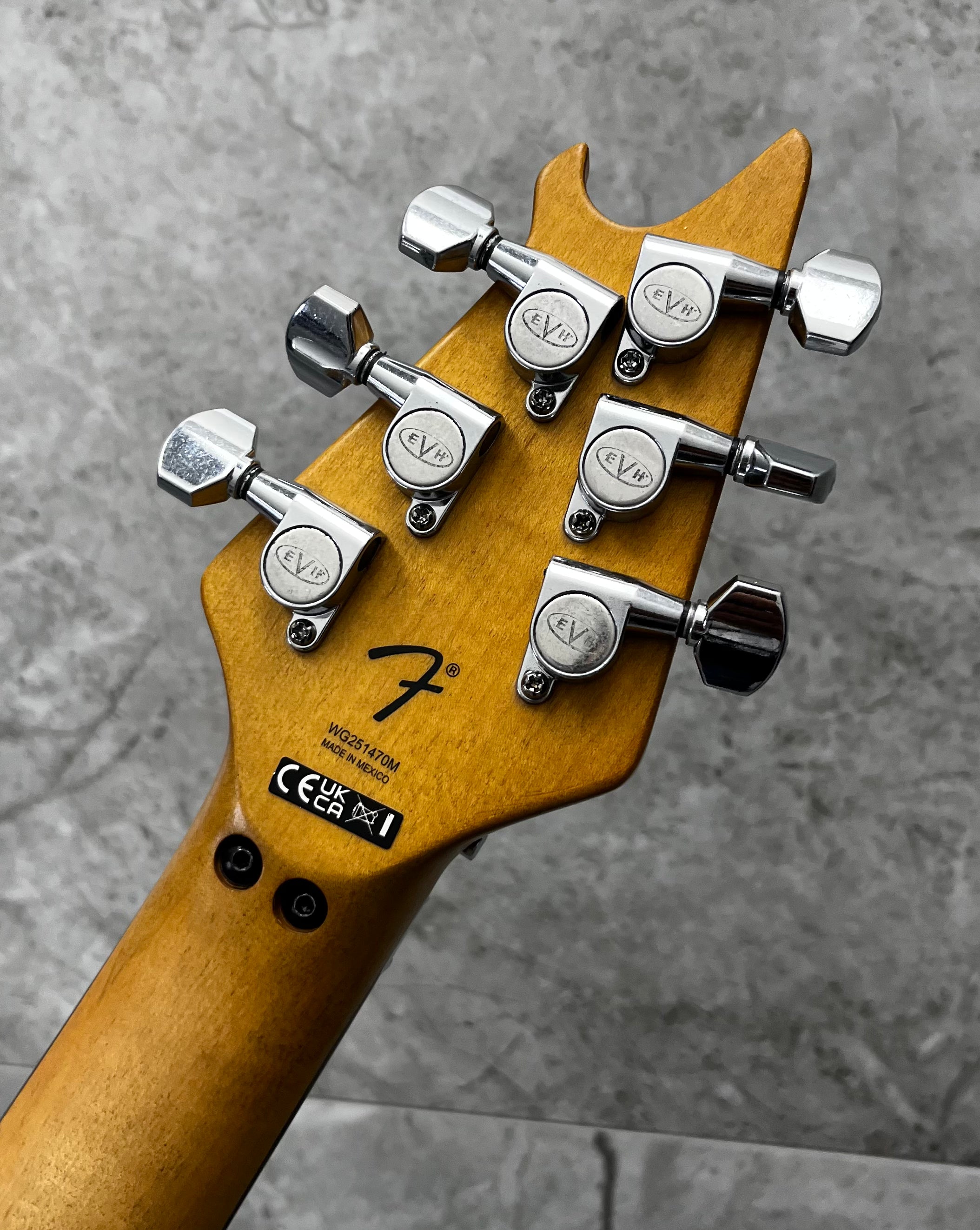 EVH Limited Edition 2015 Tour Relic Wolfgang Special Striped Series, Ebony Fingerboard, Distressed Ivory 5107015300 SERIAL NUMBER WG251470M - 7 LBS 3 OZ