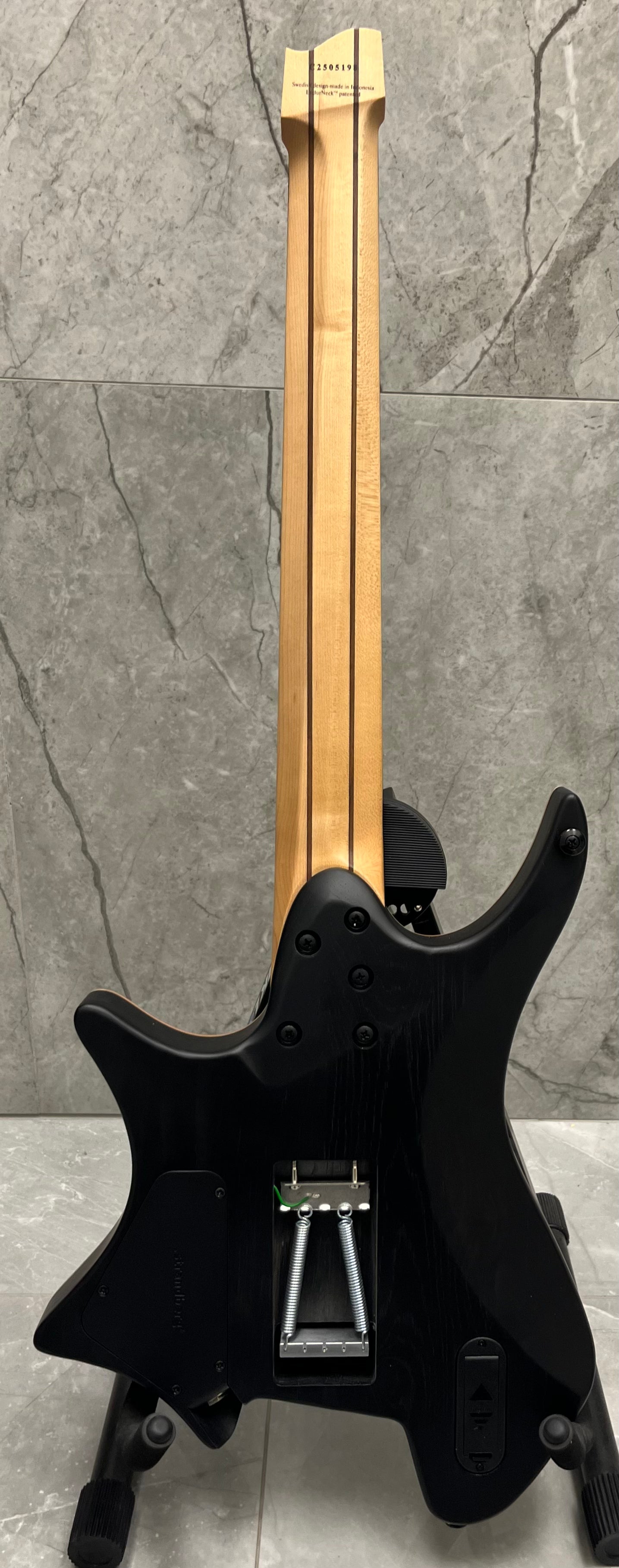 Strandberg Headless Boden Prog NX7 7 STRING Charcoal Black BD7TCT-21P-L-F-BK SERIAL NUMBER C2505198 - 5 LBS 6 OZ