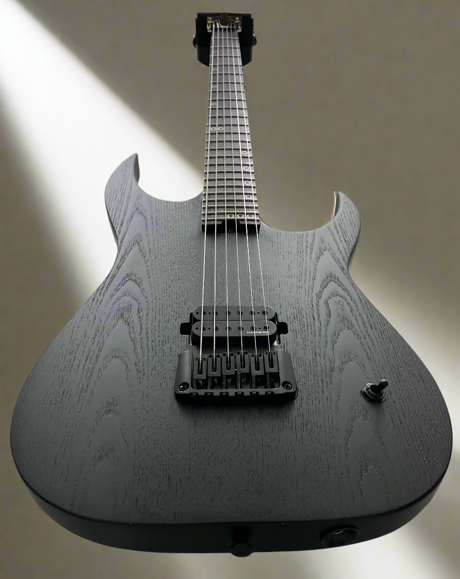 Schecter Keith Merrow Signature Baritone Guitar KM-6 MK-III EX Satin Black Open Pore 879-SHC