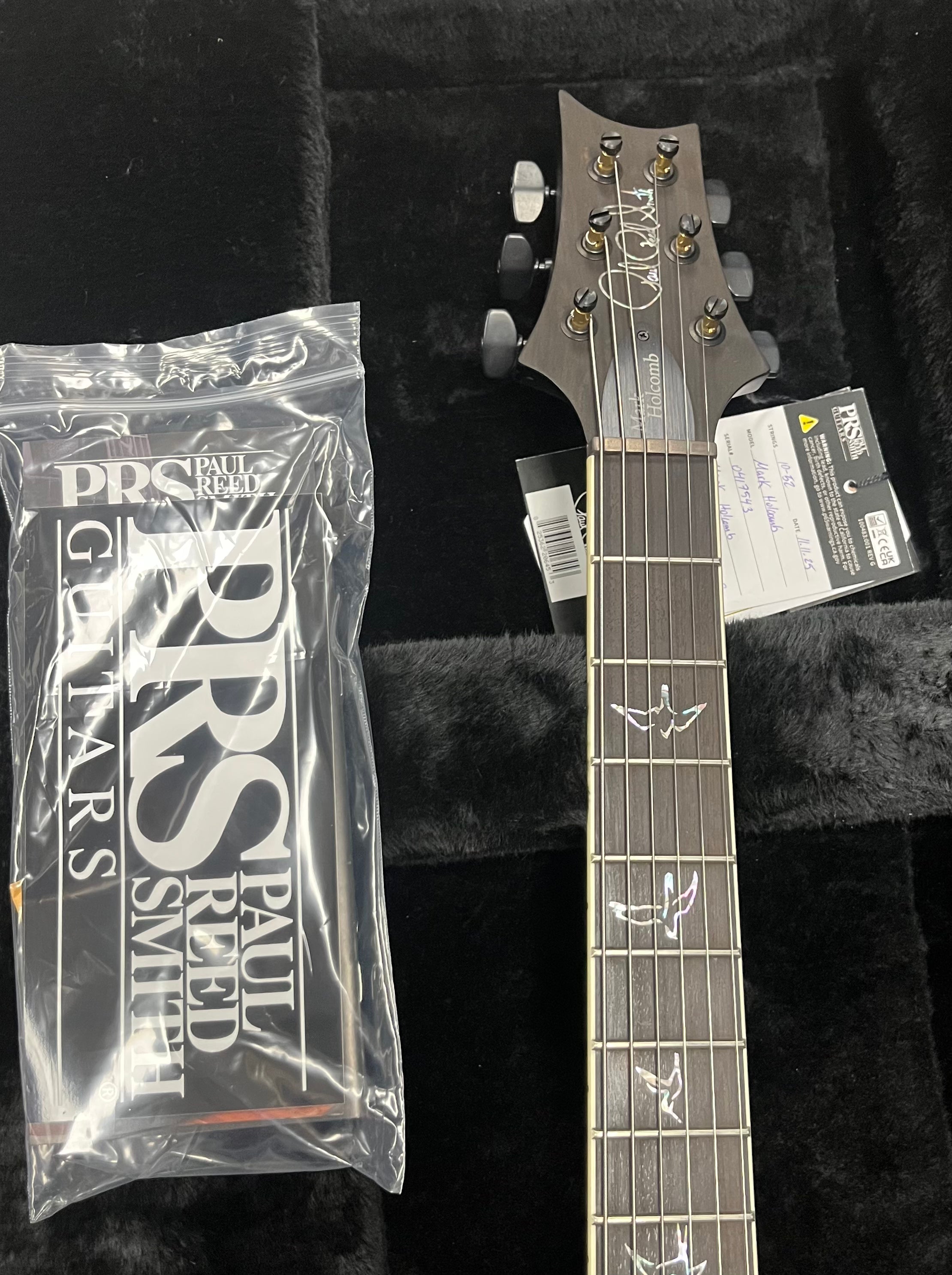 PRS USA MARK HOLCOMB SIGNATURE SATIN - HOLCOMB WRAPAROUND BURST 0417543 HAND PICKED SERIAL NUMBER 250417543 - 7 LBS 4 OZ