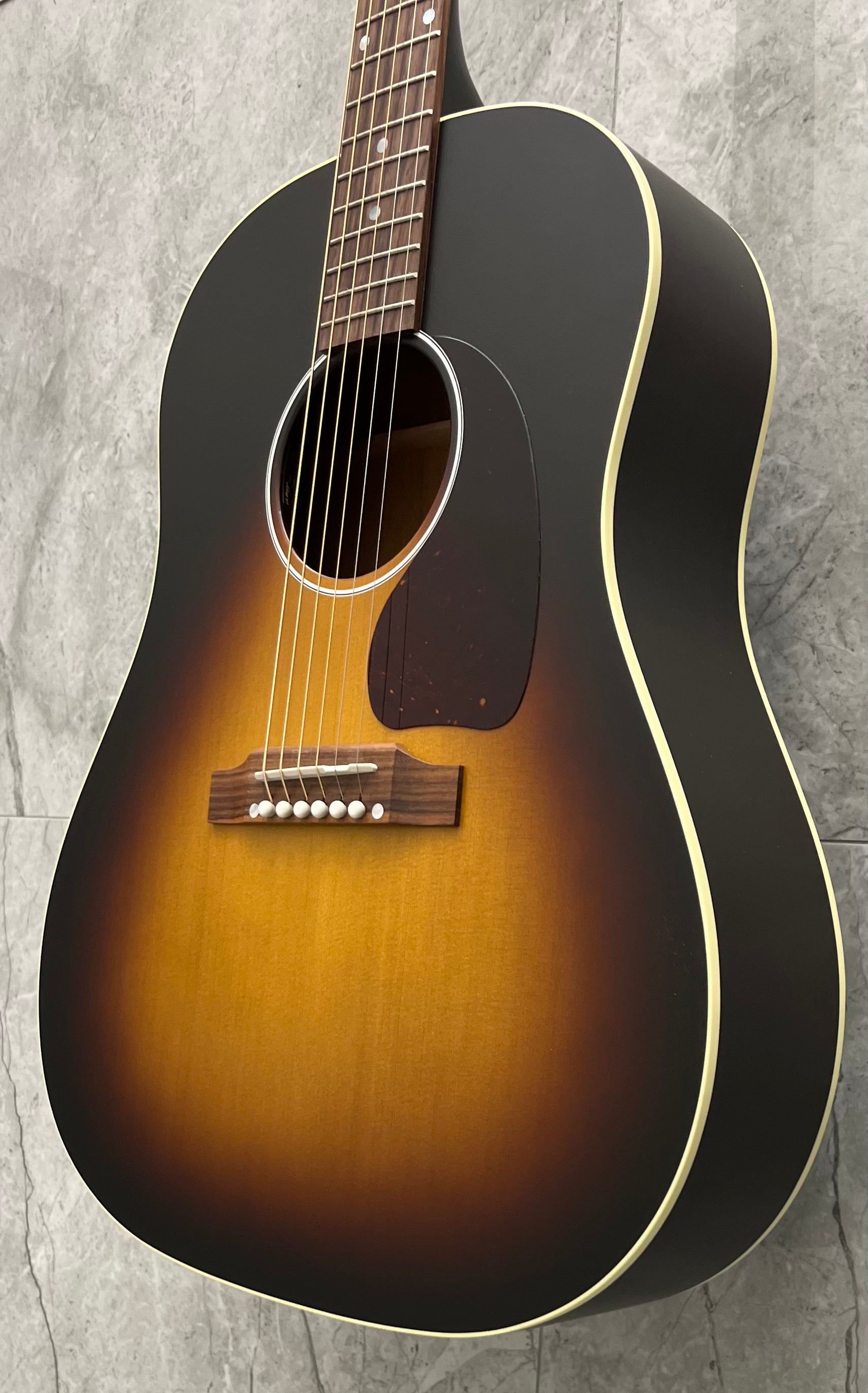 Gibson USA J-45 Special Acoustic / Electric Guitar with Softshell Case - Satin Vintage Sunburst J45 MCRS45SPCVS
