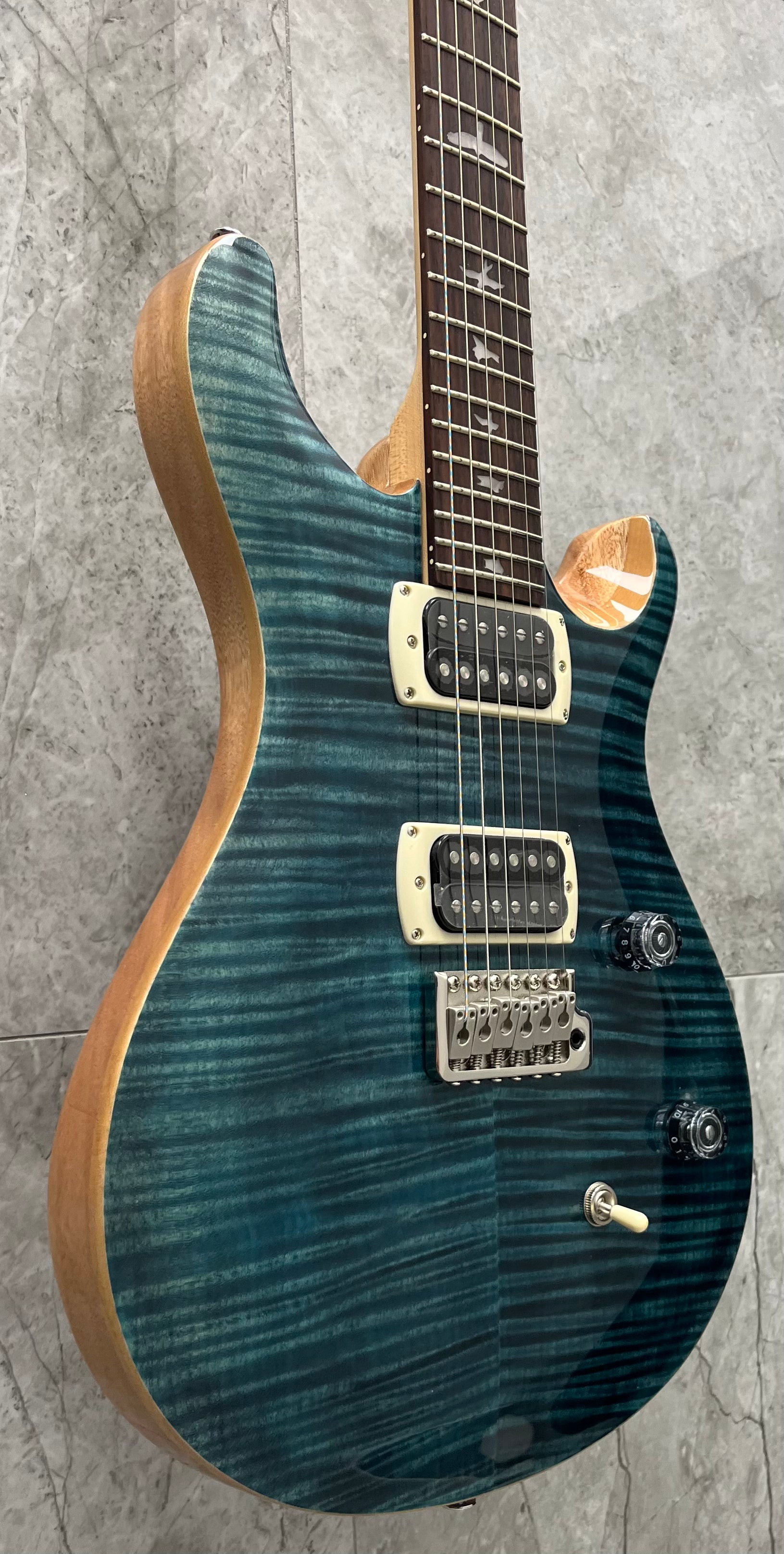 PRS Guitars SE CE 24 Electric Guitar with Gig Bag - Slate Blue 115984::SB SERIAL NUMBER CTIH043681 - 7 LBS 4 OZ
