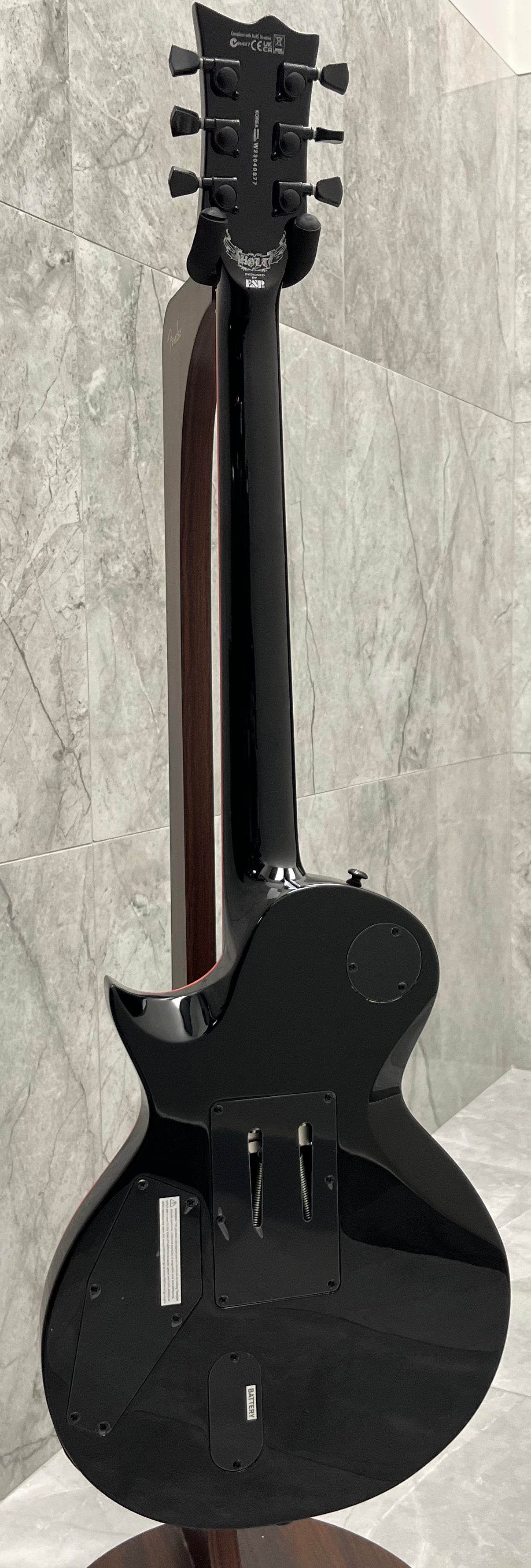 ESP LTD Guitars GARY HOLT LGH600BLK MINT OPEN BOX SERIAL NUMBER W23040677 - 7 LBS 4 OZ