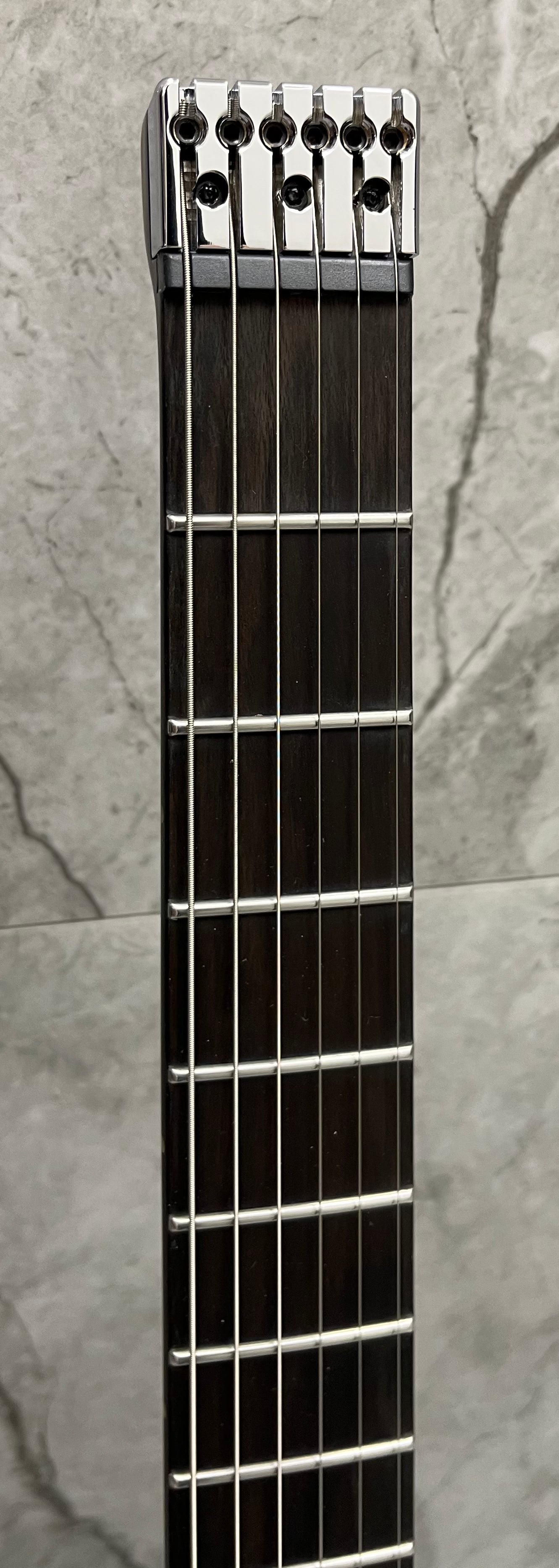 Schecter Synyster Gates Custom 6 TR S W/ SUSTAINIAC Headless Electric Guitar, Satin Black 2115-SHC