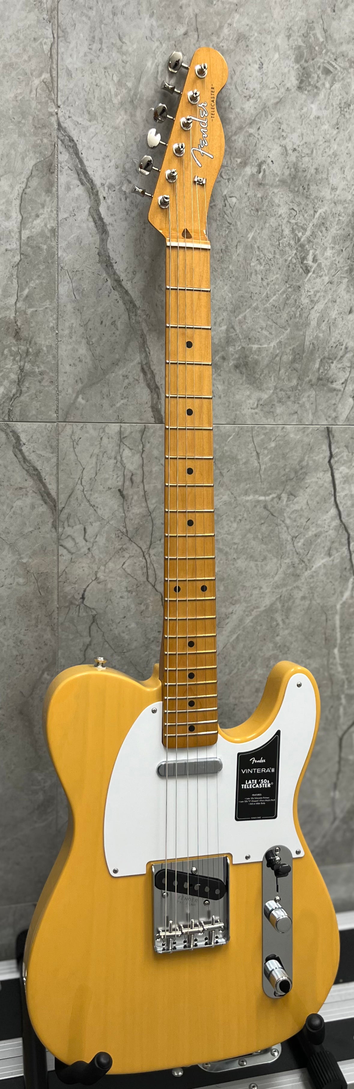 Fender Vintera III Late 50s Telecaster Maple Fingerboard, Butterscotch Blonde 0149192350 SERIAL NUMBER MX26026296 - 8 LBS 14 OZ
