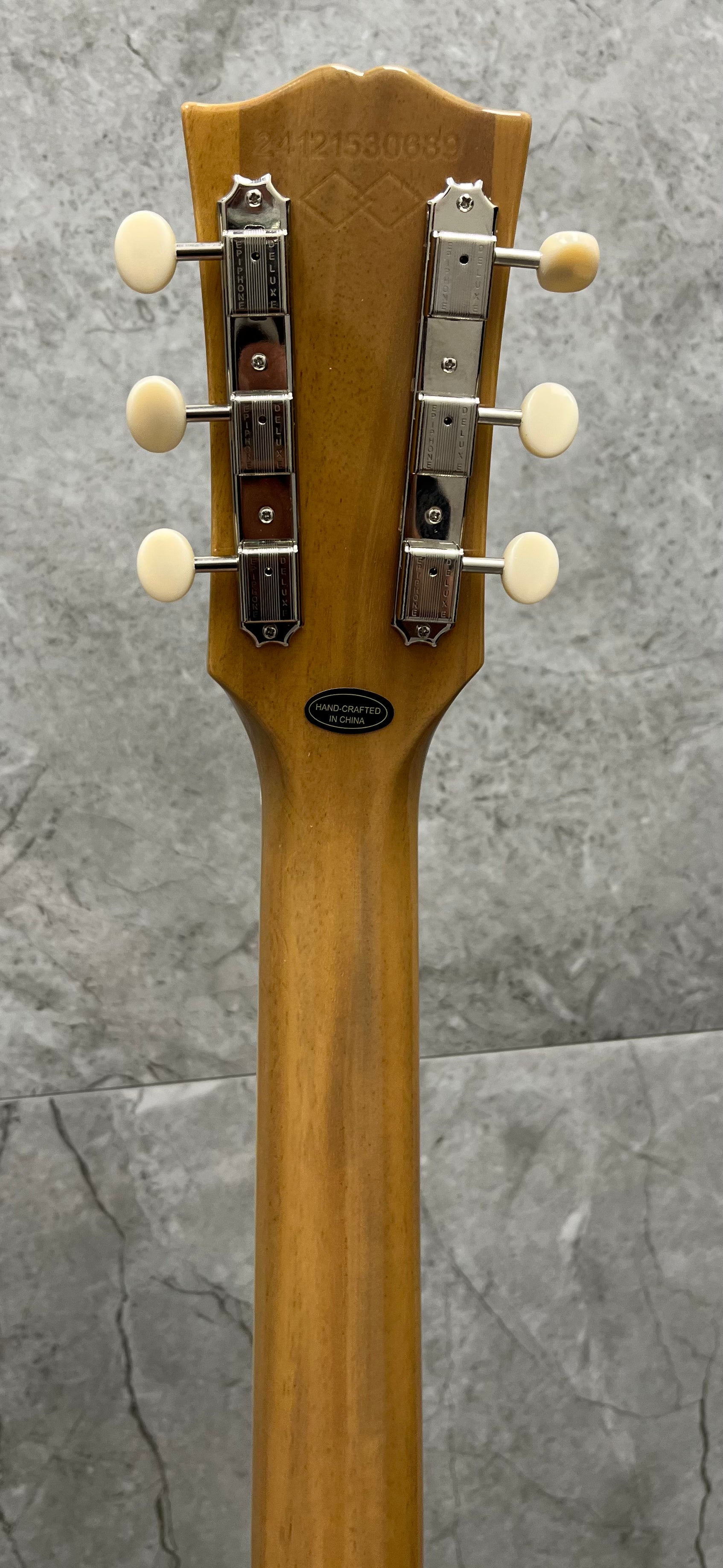 Epiphone 1960 Les Paul Special Double Cut Reissue Electric Guitar with Hardshell Case - TV Yellow ECLSR0TYNH SERIAL NUMBER 24121530689 - 7.0 LBS