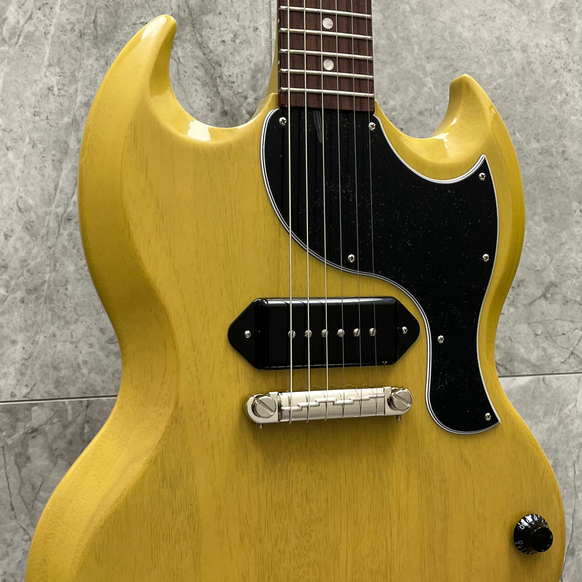 Gibson USA EXCLUSIVE SG Junior TV Yellow W/ HARDSHELL CASE