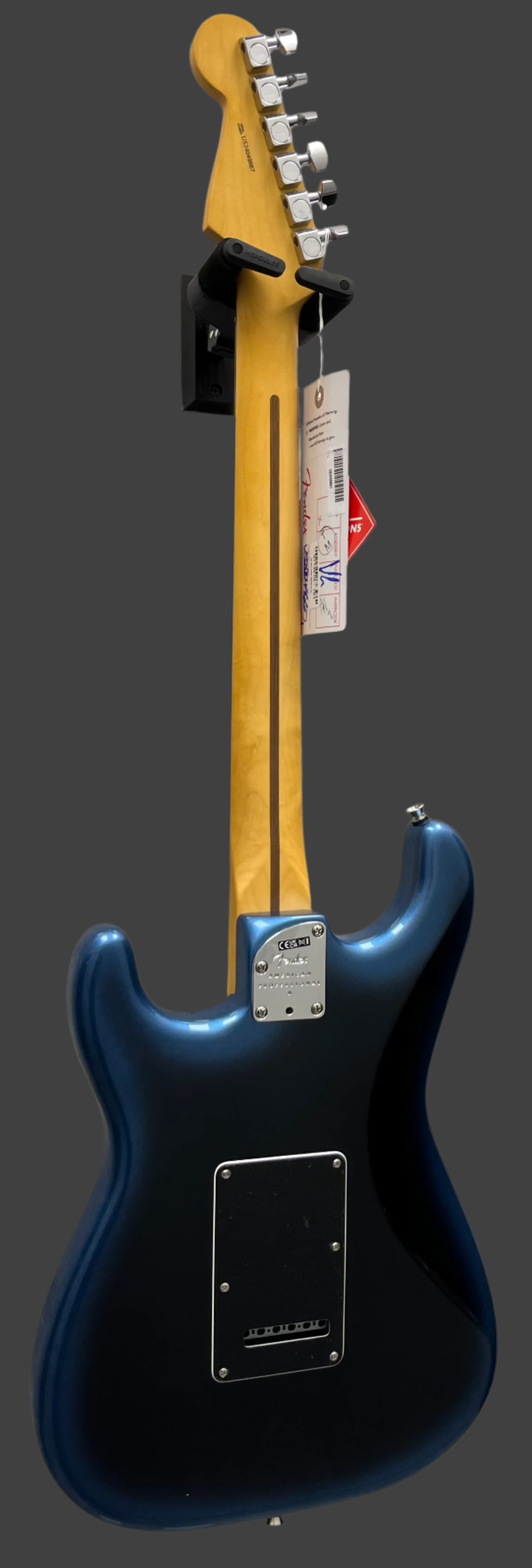 Fender American Professional II Stratocaster HSS Rosewood Fingerboard Dark Night 0113910761 SERIAL NUMBER US24049667 - 7.8 LBS