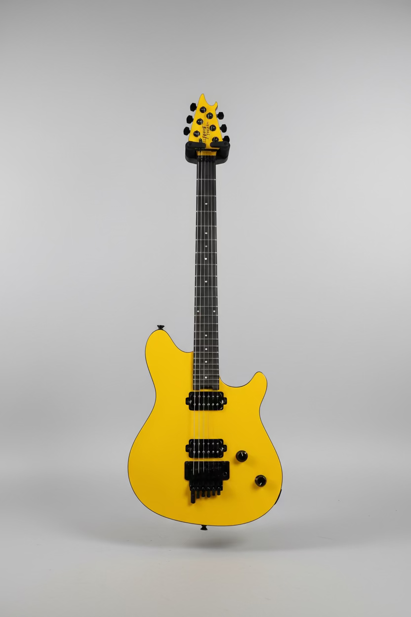EVH Wolfgang Special Baked Maple Ebony Fingerboard Caution Yellow 5107701304 SERIAL NUMBER WG251379M - 7 LBS 5 OZ