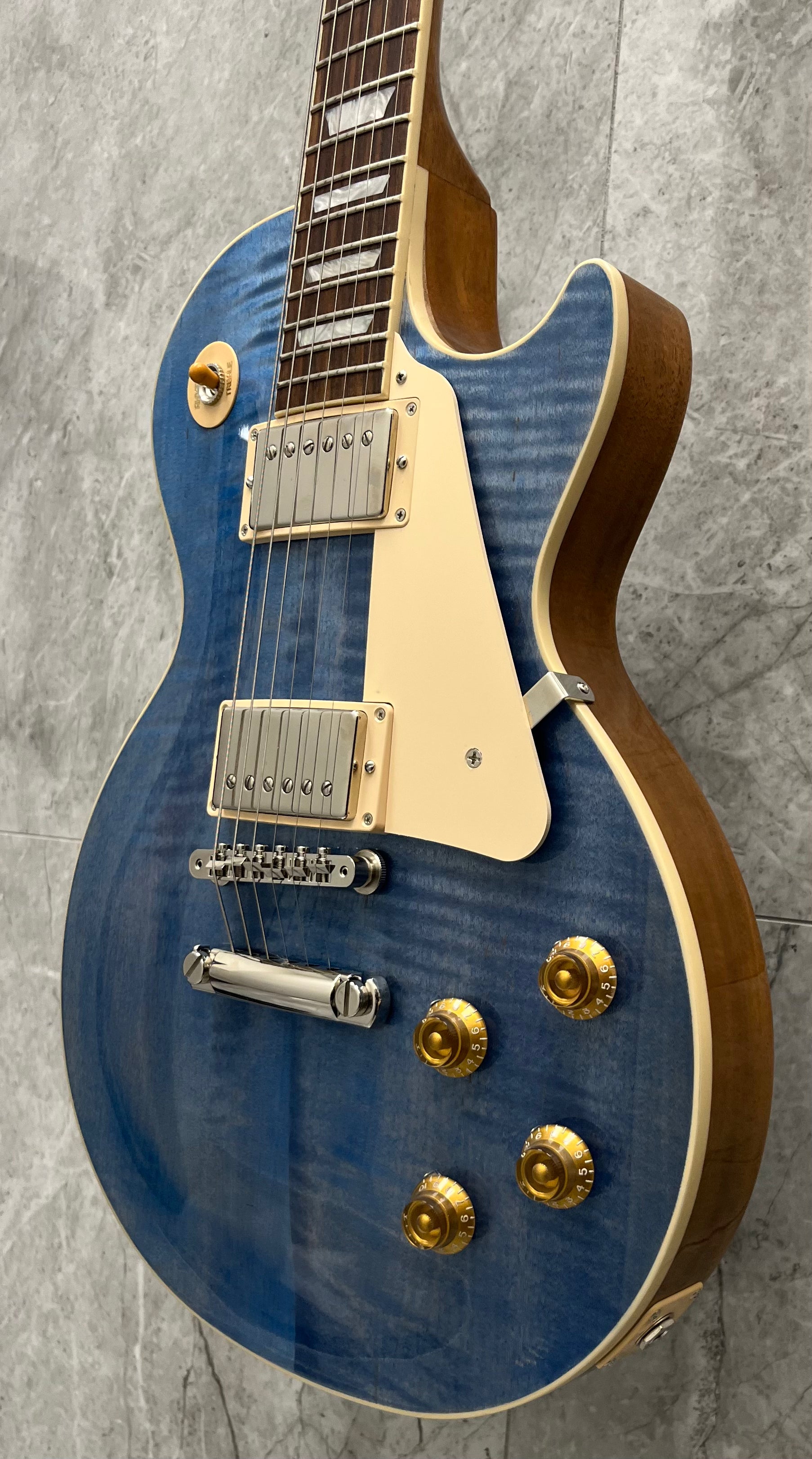 Gibson USA Les Paul Standard 50s Figured Top - Ocean Blue LPS500OBNH SERIAL NUMBER 229130137 - 8.4 LBS