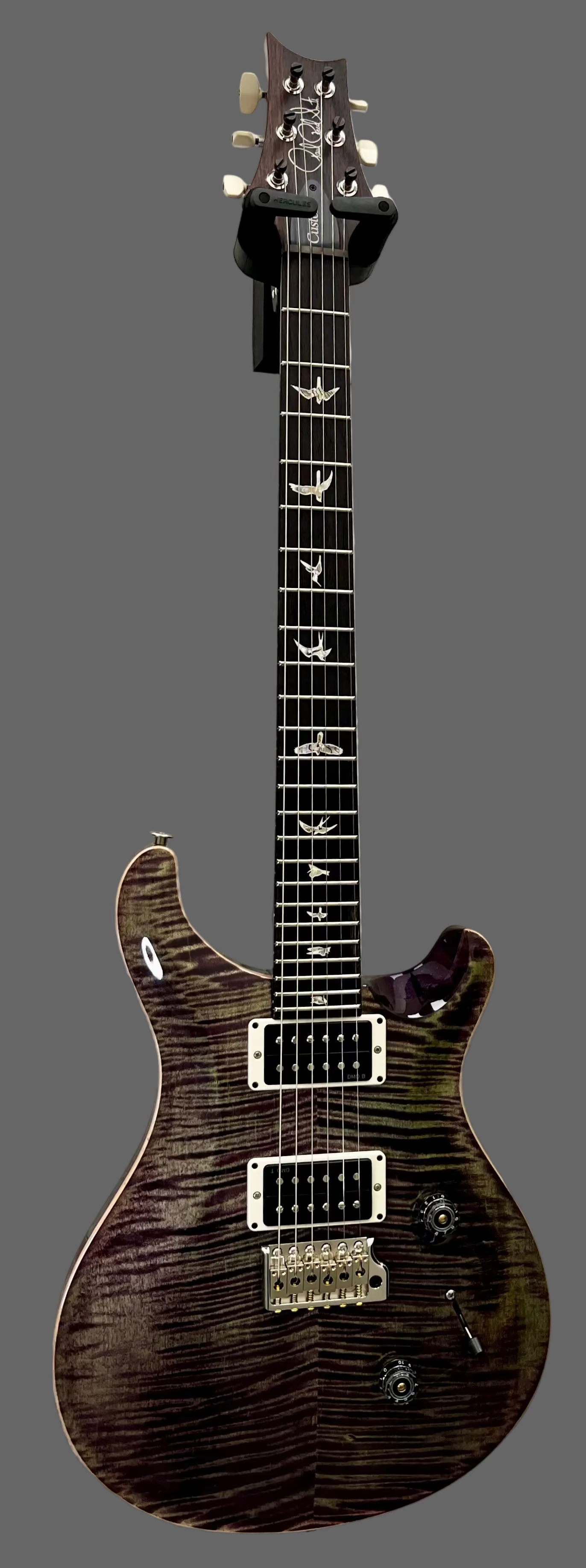 PRS GUITARS USA CUSTOM 24 SPRAYERS CHOICE 112786::XX Aroura Borealis with Translucent Purple Sparkle Back SERIAL NUMBER 26 0430964 - 7 LBS 8 OZ