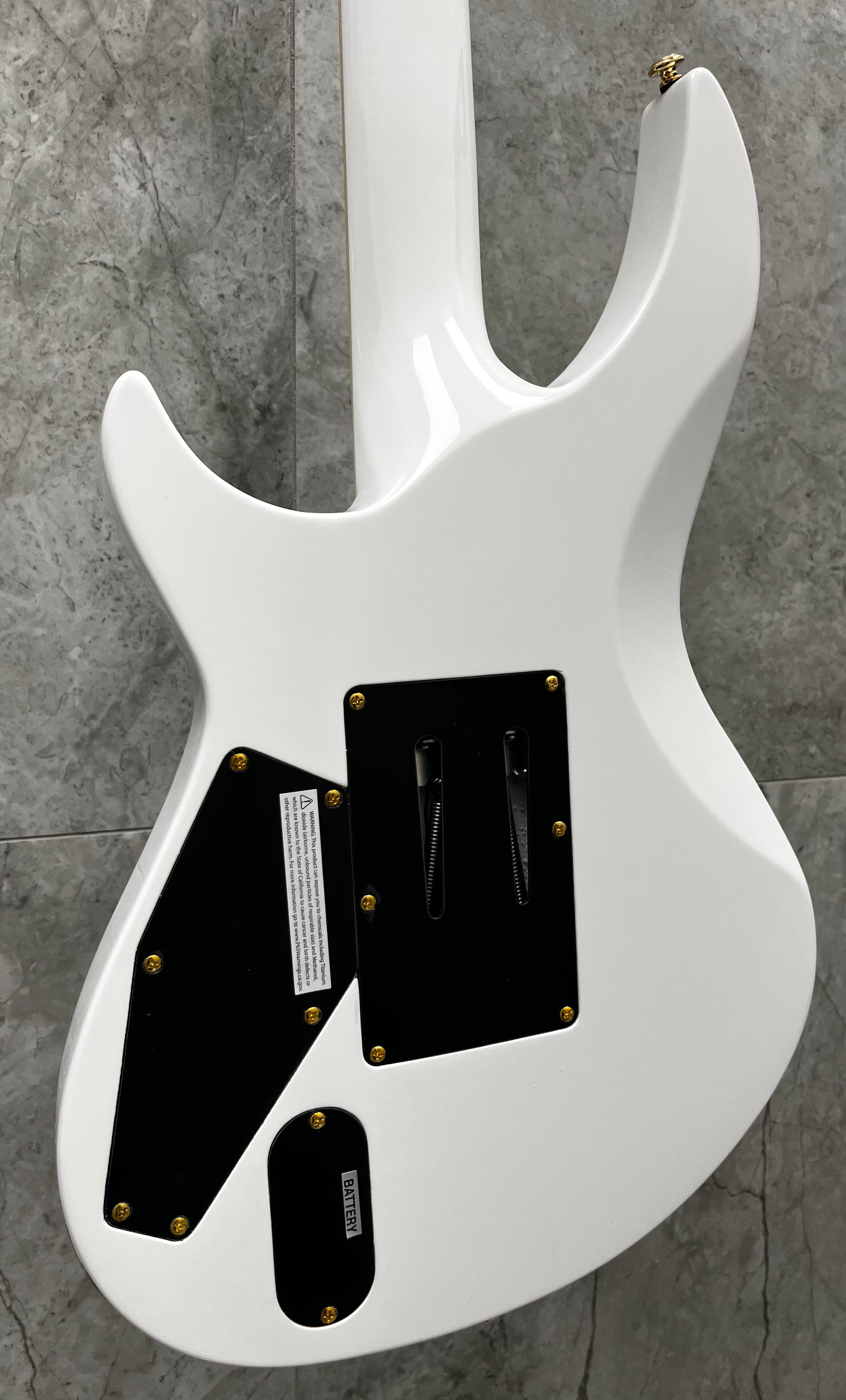 ESP LTD H3-1000FR Electric Guitar, Snow White W/ EMG'S AND STAINLESS STEEL FRETS LH31000FRSW SERIAL NUMBER W24010699 - 7 LBS 4 OZ