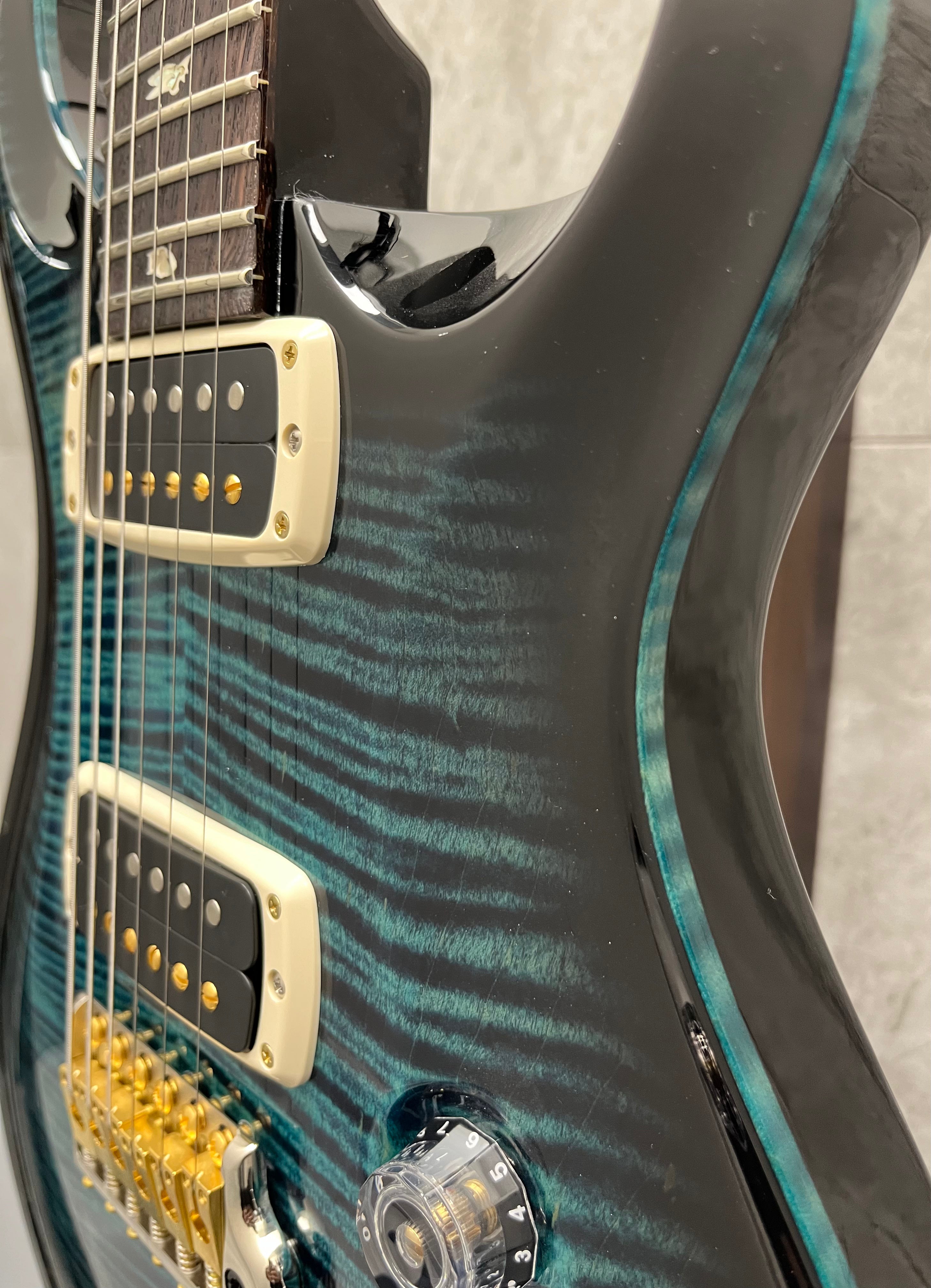 PRS USA Custom 24-08 - 10 Top Electric Guitar w Hardshell Case - Cobalt Smokeburst 112793::71: SERIAL NUMBER 24 0390068 - 7.6 LBS