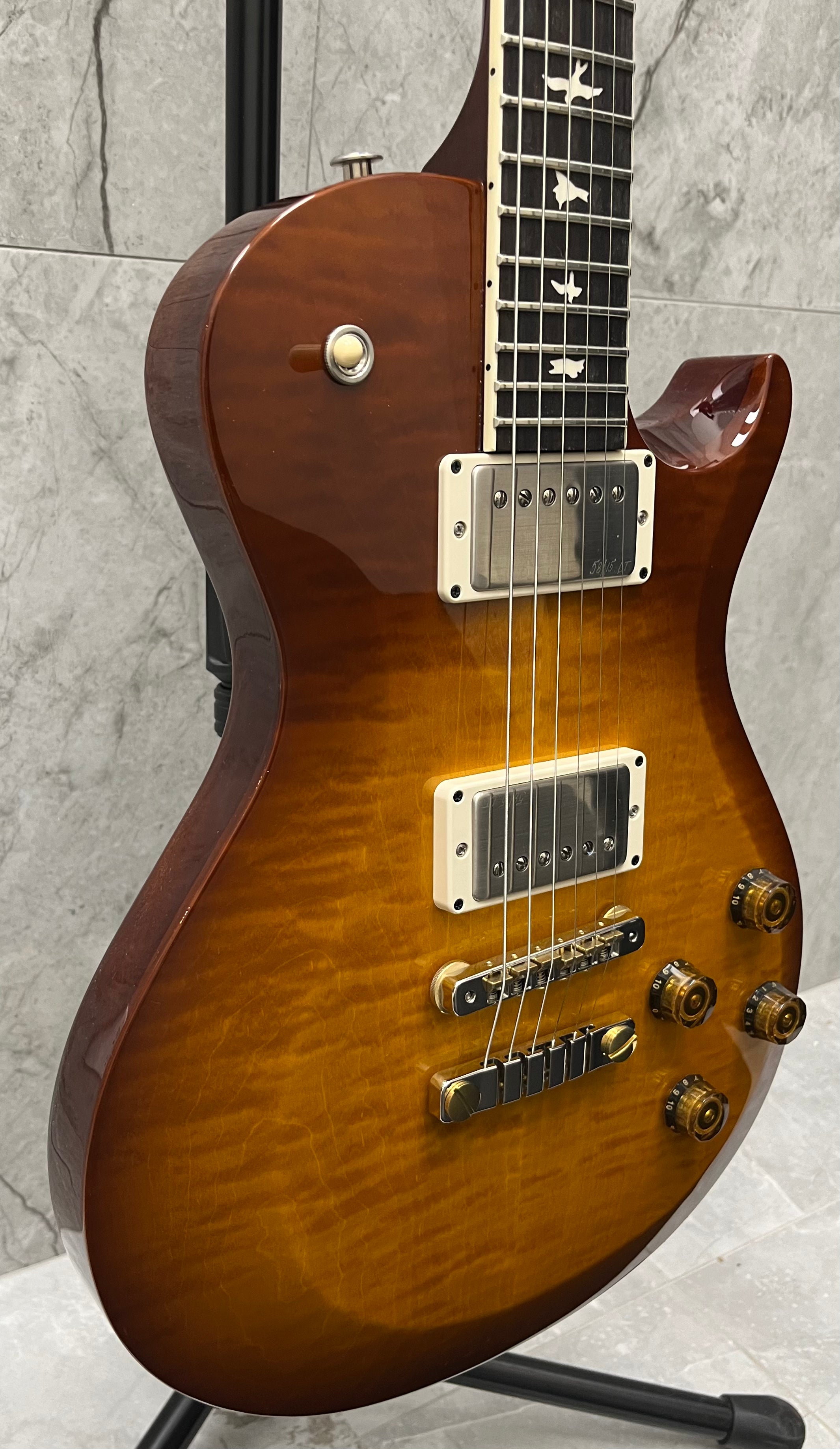 PRS Guitars USA S2 McCarty 594 Singlecut Electric Guitar with Gigbag HONEY GOLD BURST 112822::HG SERIAL NUMBER 24 S2074350 - 8.4 LBS