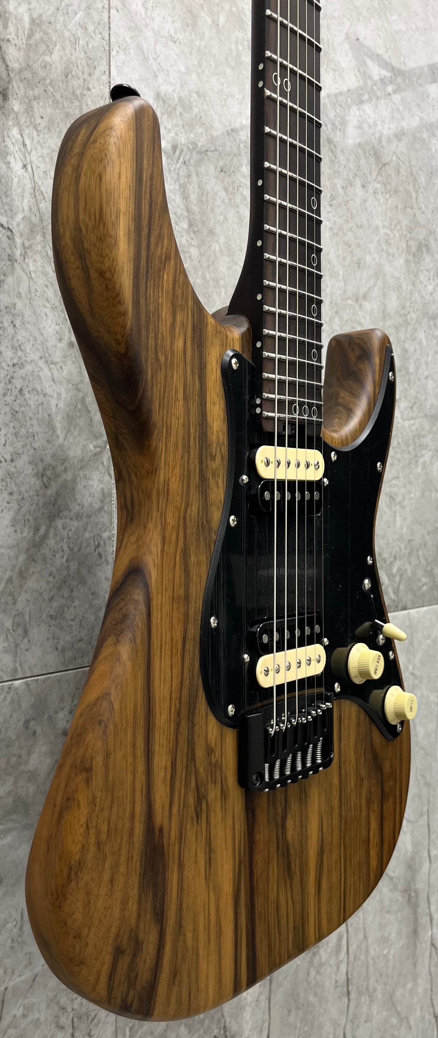 Schecter Sun Valley Super Shredder Exotic Hardtail Black Limba 1269-SHC MINT DEMO MODEL SERIAL NUMBER W24051666 - 8.0 LBS