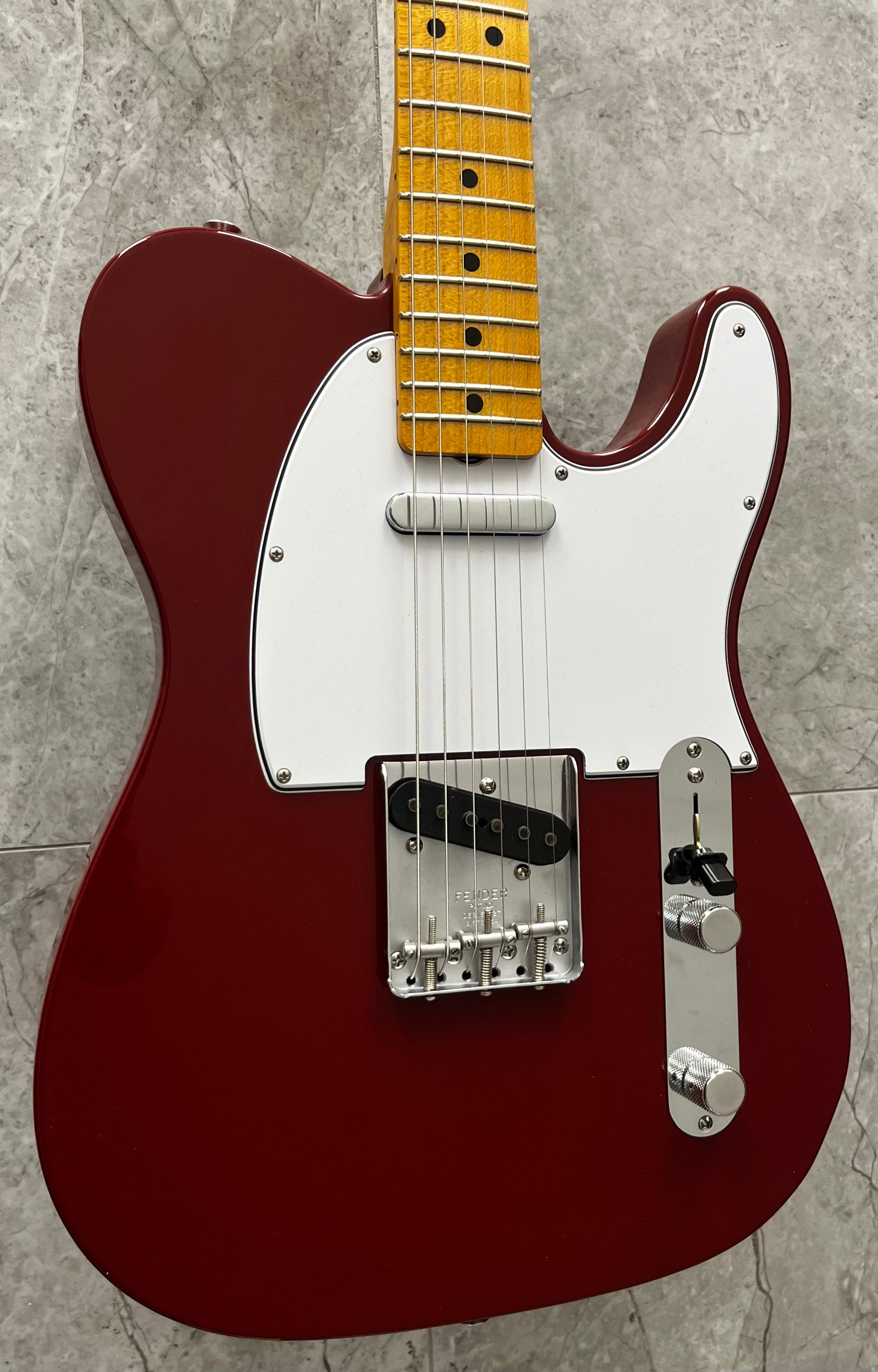 FENDER USA CUSTOM SHOP 1966 Telecaster DELUXE Closet Classic Cimarron Red 9235700219 SERIAL NUMBER CZ591142 - 7 LBS 10 OZ