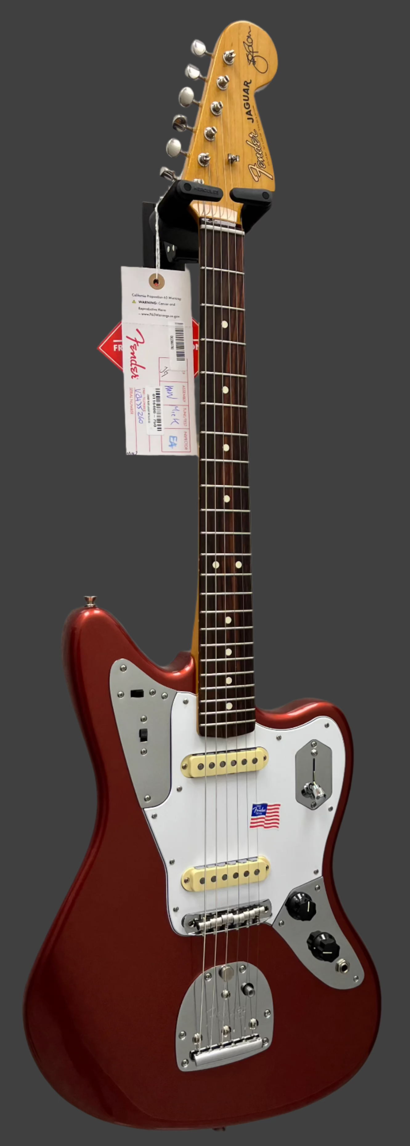 Fender USA Johnny Marr Jaguar Rosewood Fingerboard Metallic KO 0116400750 SERIAL NUMBER V2435260 - 8.6 LBS