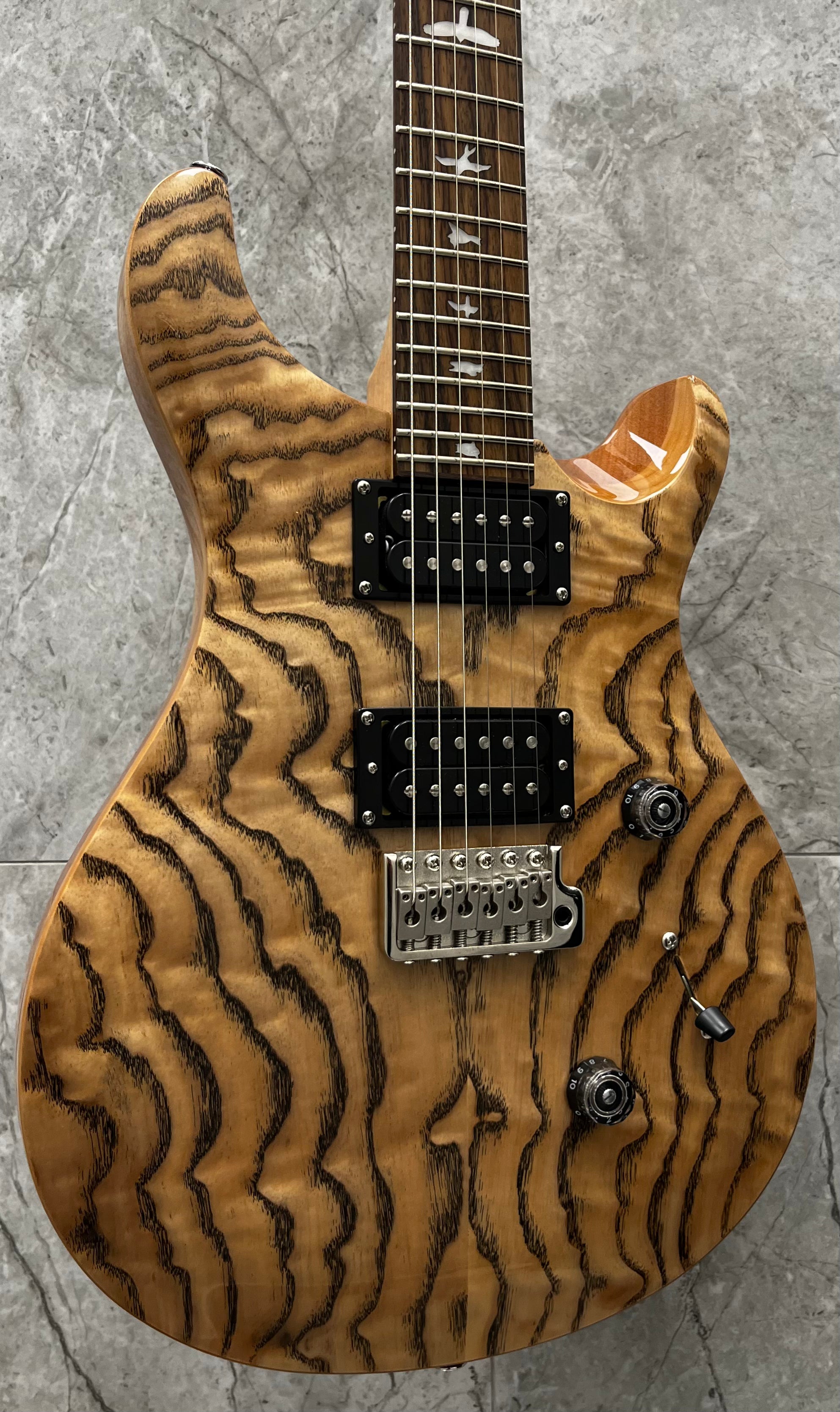 PRS SE LIMITED EDITION Exotic Custom 24 Swamp Ash Burl Natural