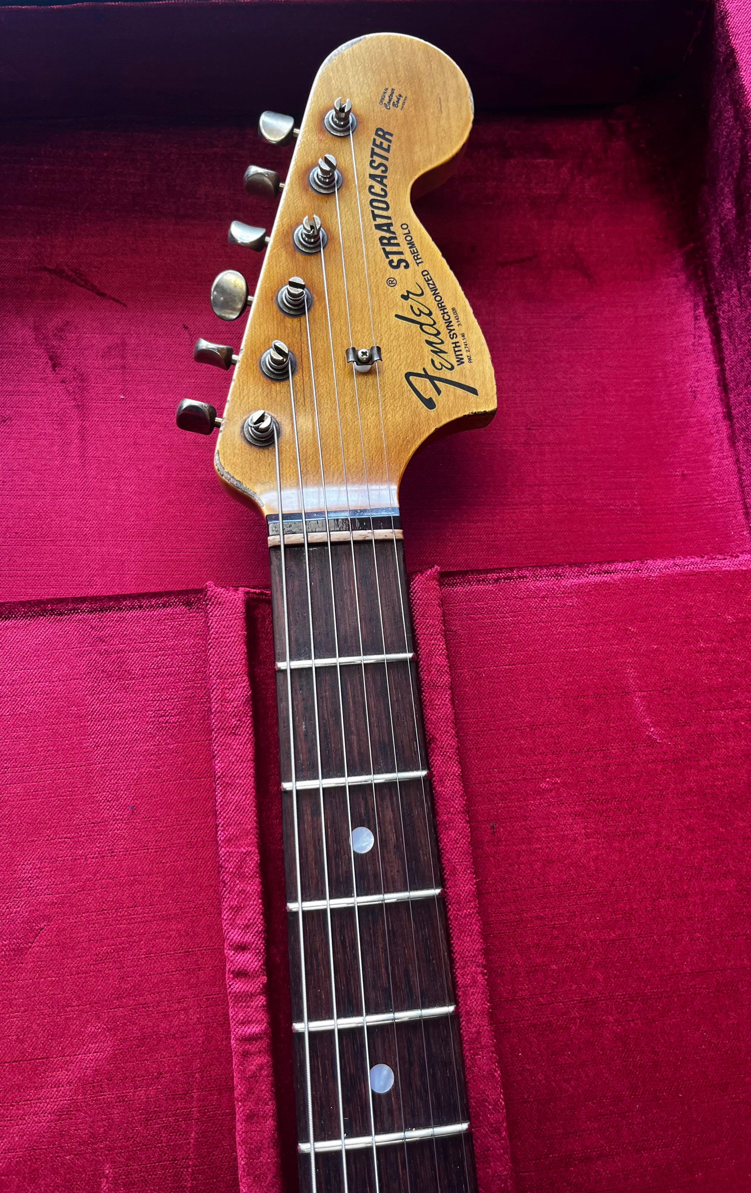FENDER USA CUSTOM SHOP Strat Pro Super Heavy Relic, 3A Rosewood Fingerboard, Candy Apple Green 9231016930 SERIAL NUMBER 20391 - 7 LBS 11 OZ