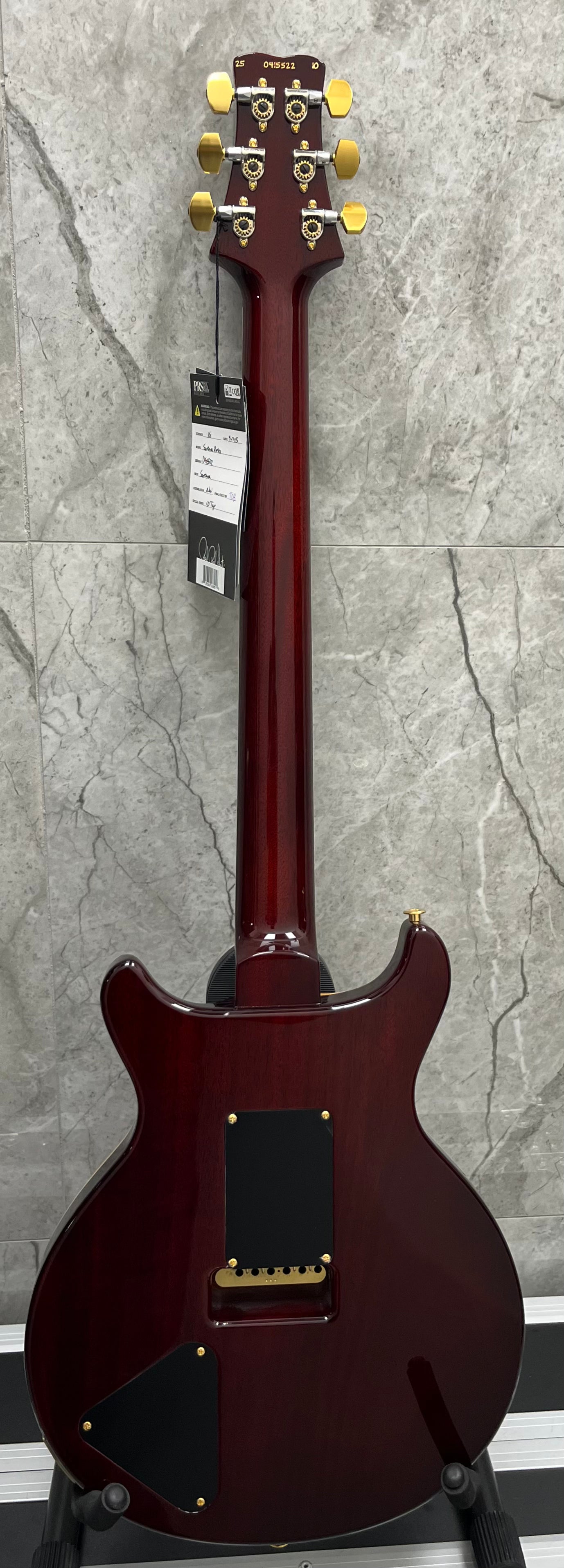 PRS USA SANTANA RETRO 10 TOP DARK CHERRY SUNBURST - HAND PICKED 0415522 W/ Hardshell SERIAL NUMBER 250415522 - 8.0 LBS