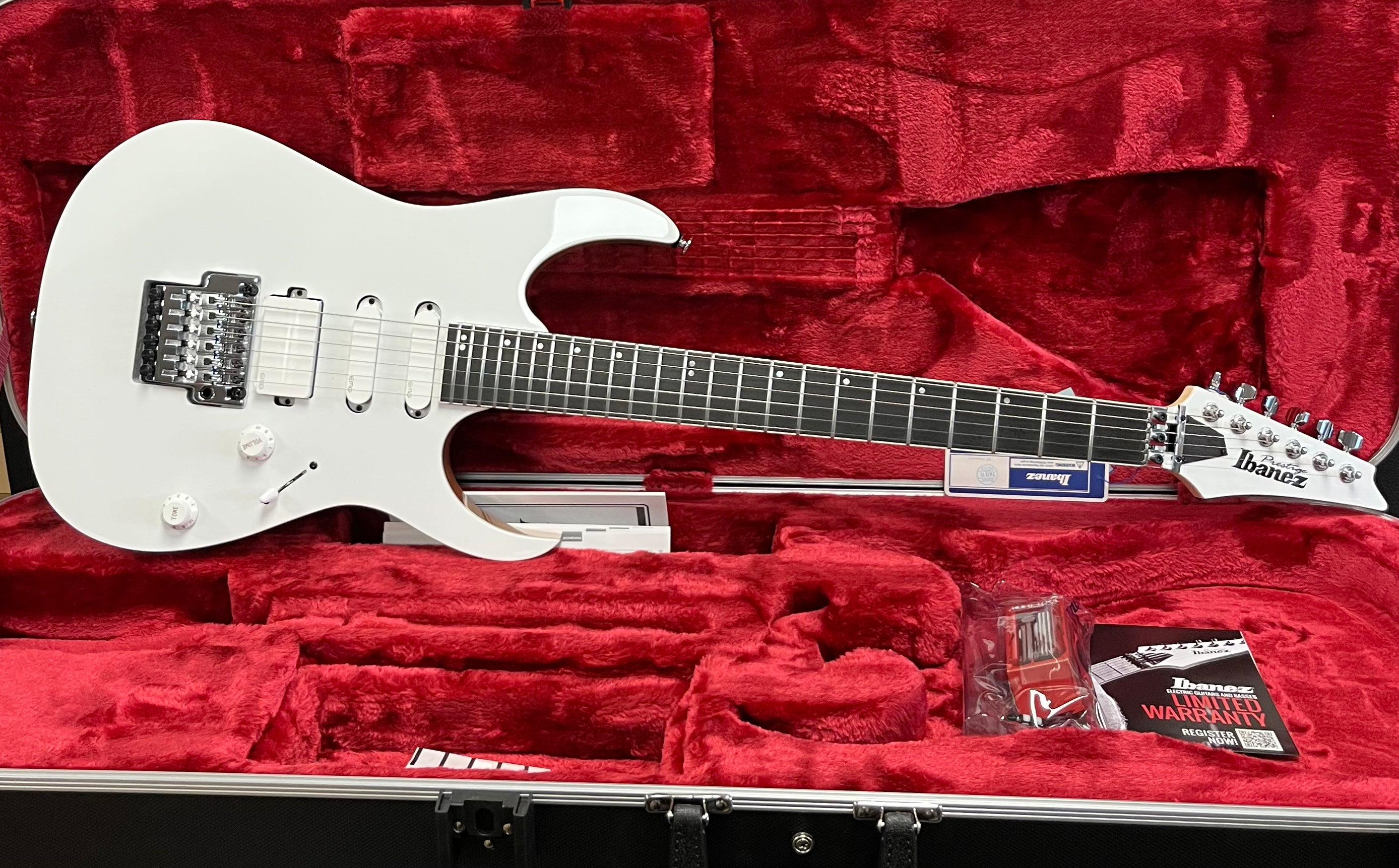 Ibanez MADE IN JAPAN RG5440C Prestige Electric Guitar - Pearl White RG5440CPW SERIAL NUMBER F2431825 - 7.6 LBS