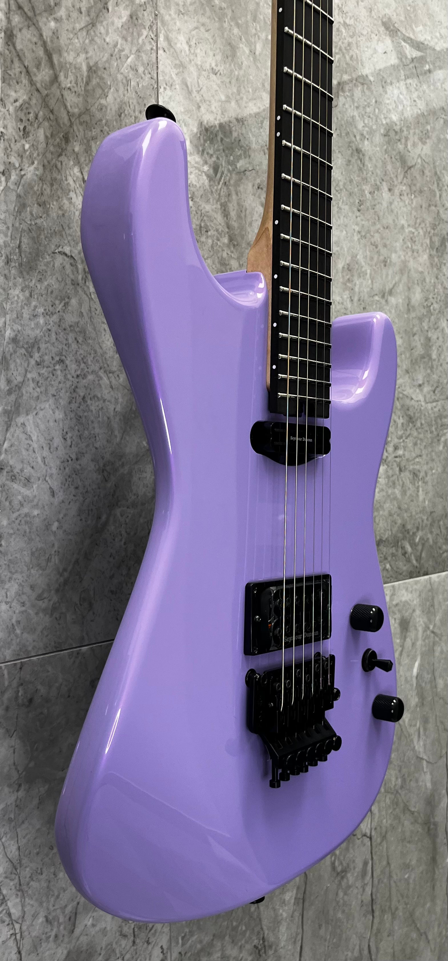 Charvel USA Custom Shop San Dimas HS FR - Lavender Ice with Ebony Fingerboard 2898000022 SERIAL NUMBER UC0267 - 8 LBS 7 OZ