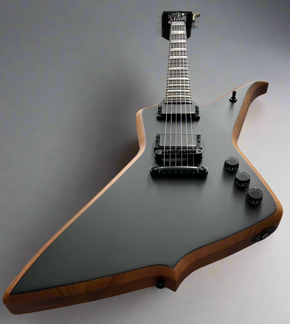 Wylde Audio BLOOD EAGLE - Mahogany Blackout Electric Guitar 4520-SHC SERIAL NUMBER WA24060030 - 9.0 LBS