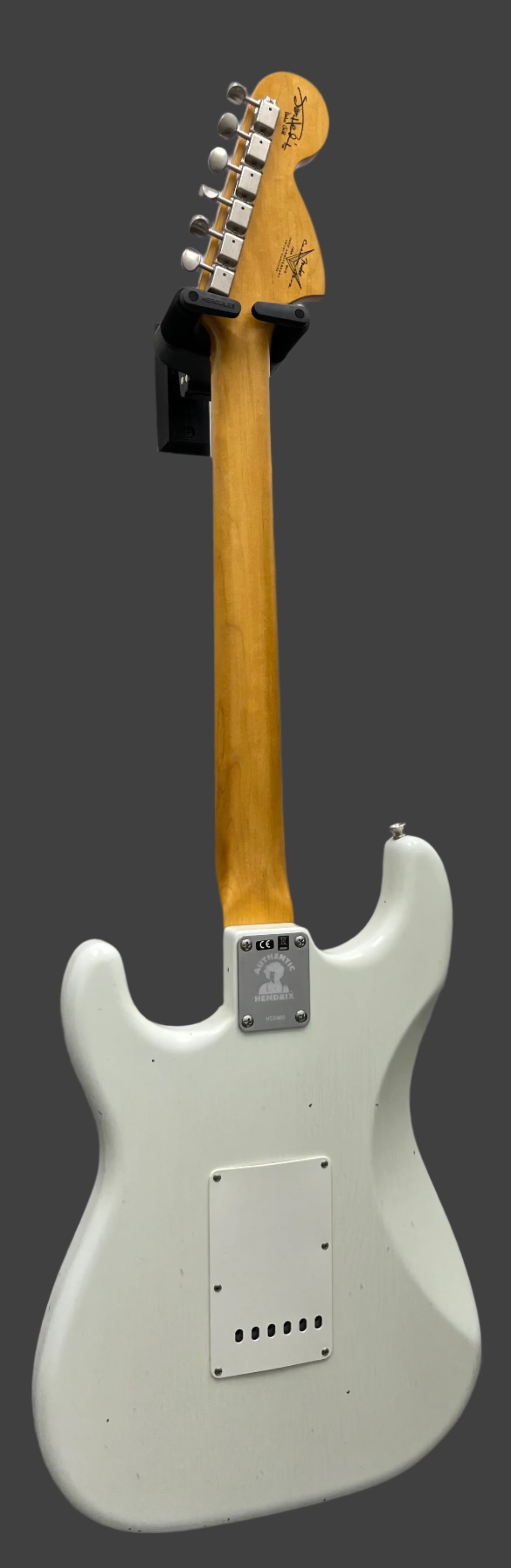 FENDER Jimi Hendrix USA Custom Shop Voodoo Child Strat - Journeyman Relic Olympic White 1510682805 SERIAL NUMBER VC0400 - 7.6 LBS