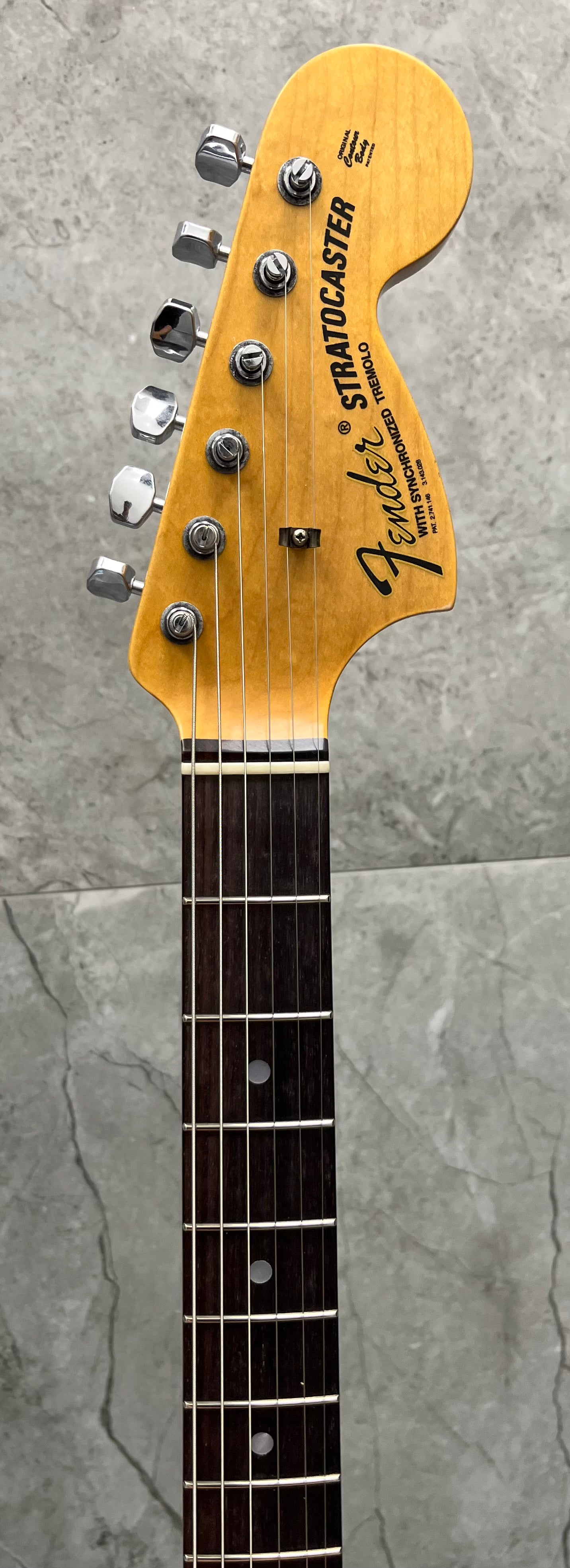 Fender Custom Shop 1969 Stratocaster Journeyman Relic Rosewood Fingerboard, Faded Daphne Blue 9235700045 SERIAL NUMBER CZ588780 - 7 LBS 11 OZ