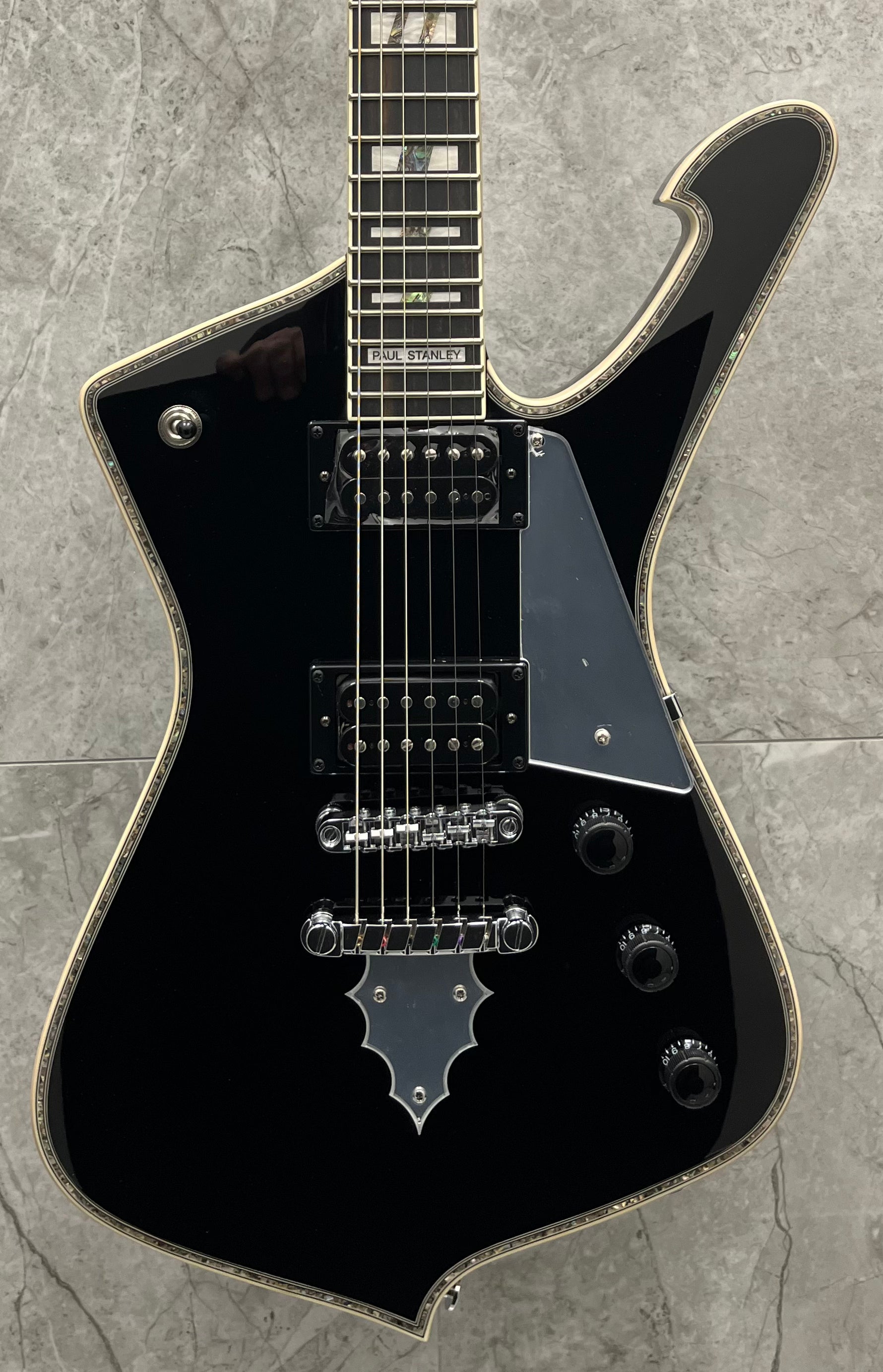 ibanez pedals serial numbers Ibanez Paul Stanley Signature Series PS120BK Electric Guitar SERIAL NU — L.A. Music