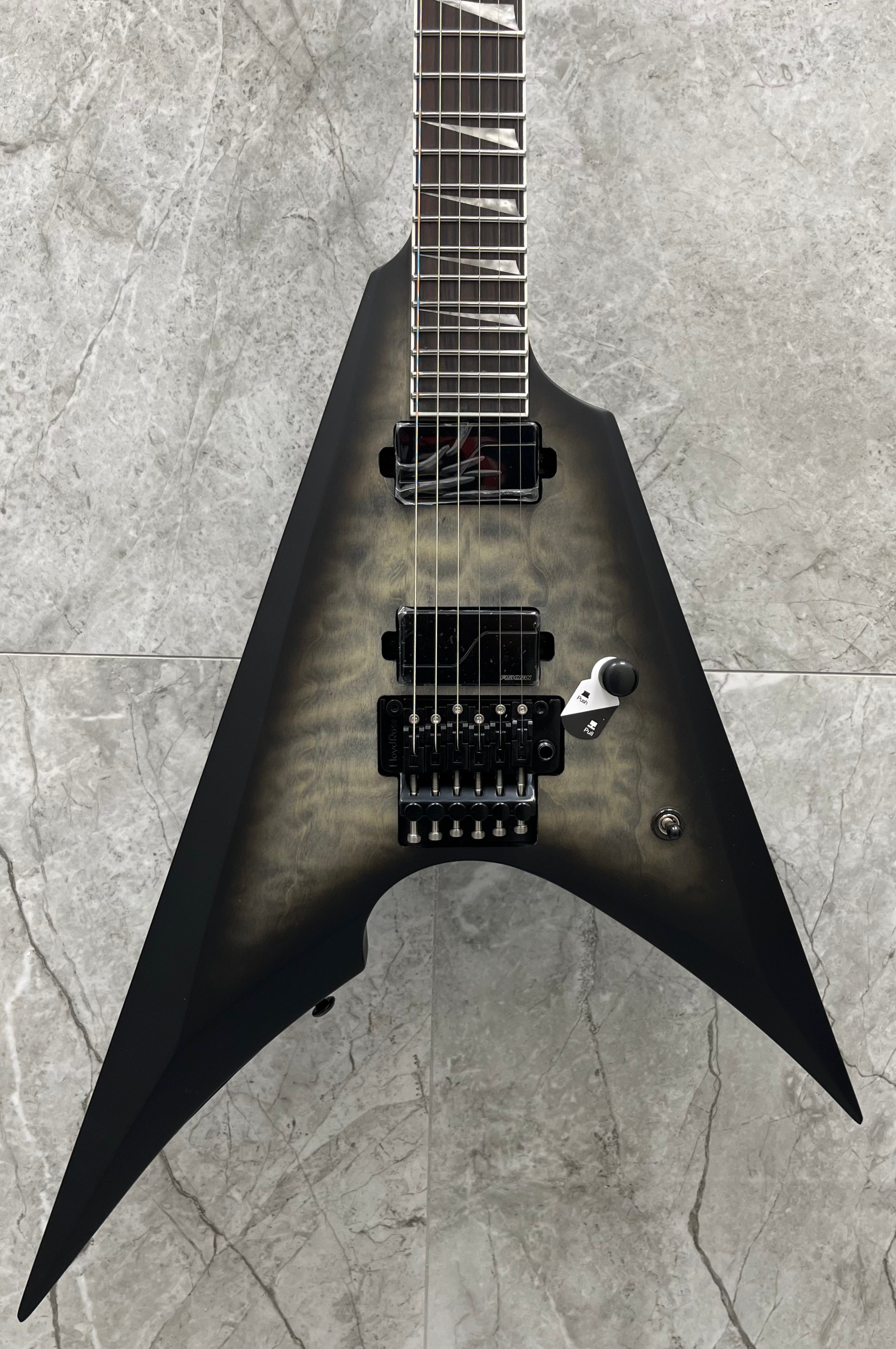 ESP LTD ARROW-1000 ARROW1000 Charcoal Burst Satin LARROW1000QMCHSBS