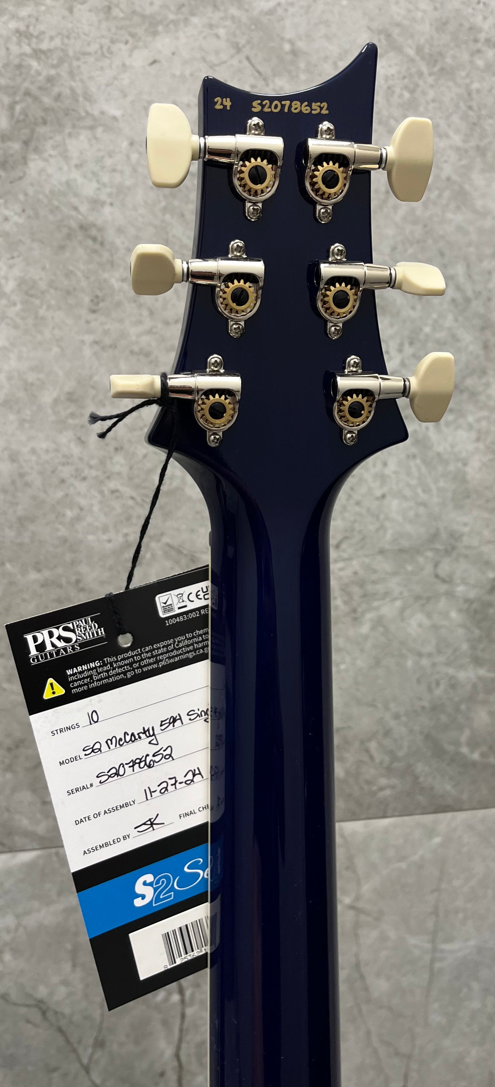 PRS Guitars USA S2 McCarty 594 Singlecut GW - Faded Gray Black PRS Guitars USA S2 McCarty 594 Singlecut GW - Faded Gray Black