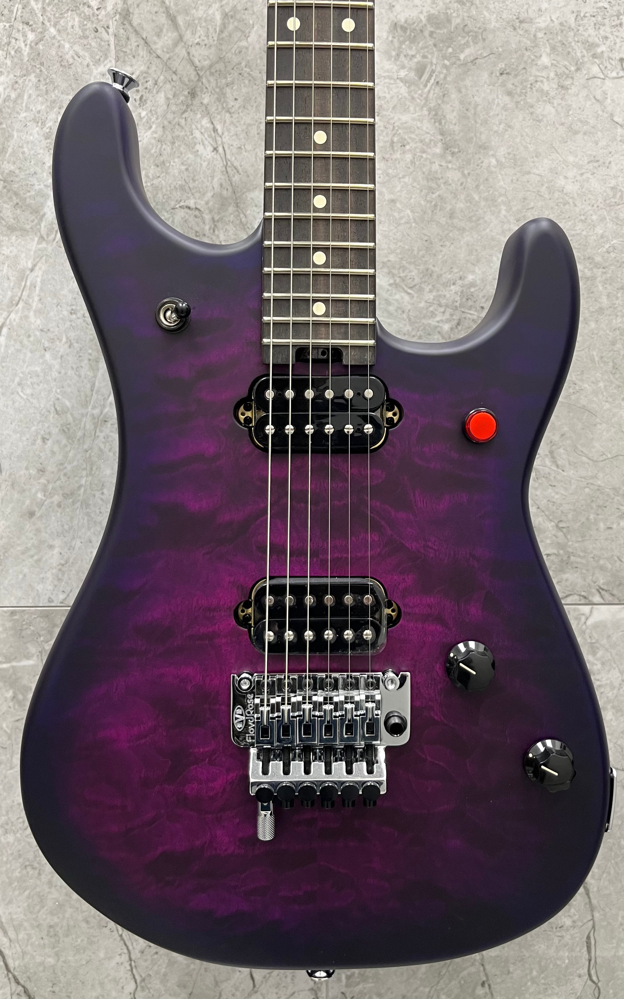 EVH 5150 Series Deluxe QM QUILTED MAPLE Ebony Fingerboard Purple Daze Satin Finish 5108002535 SERIAL NUMBER EVH2113617 - 7 LBS 1 OZ MINT PRE OWNED SPECIAL