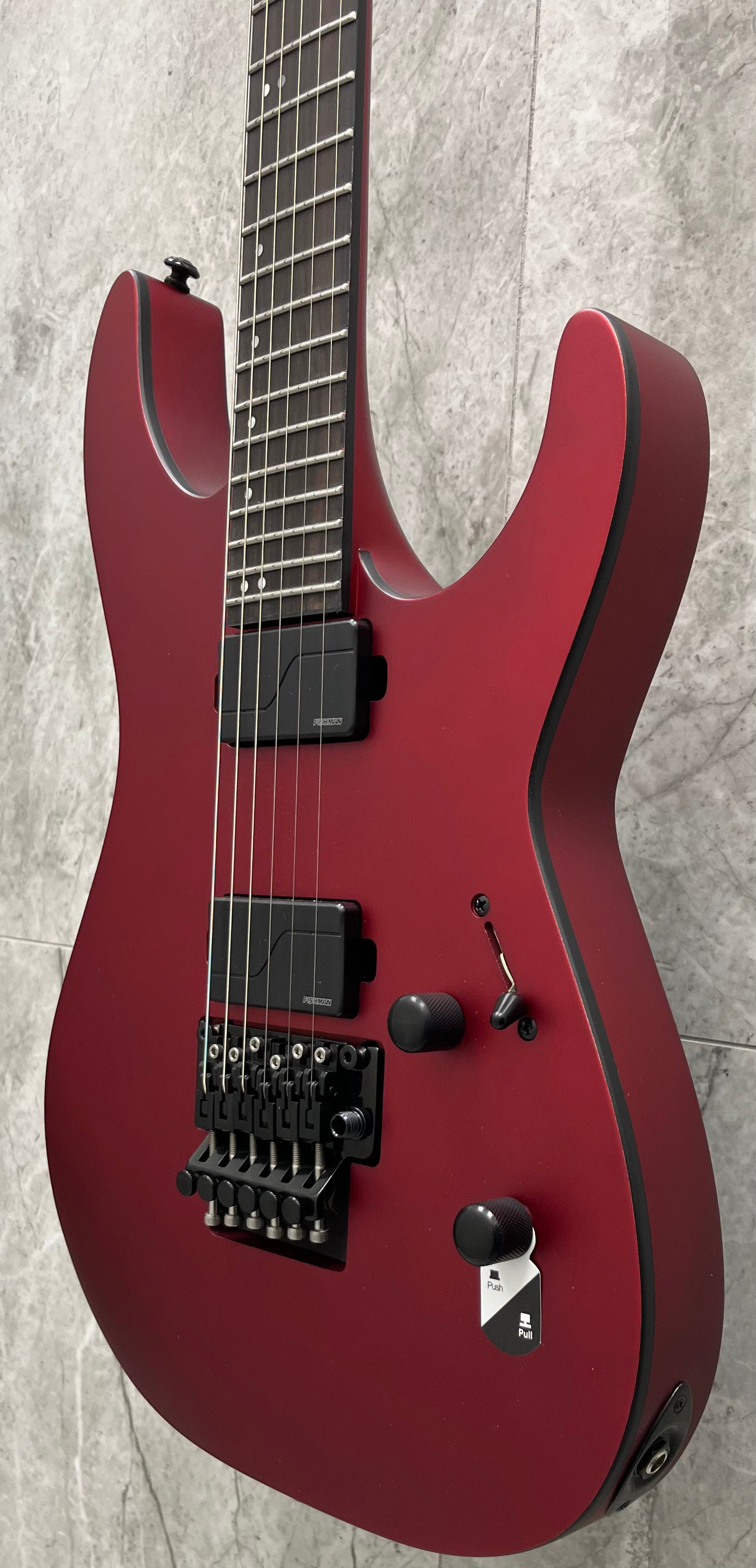 ESP LTD M-1000 Electric Guitar M1000 Candy Apple Red Satin LM1000CARS SERIAL NUMBER W24090341 - 8.2 LBS